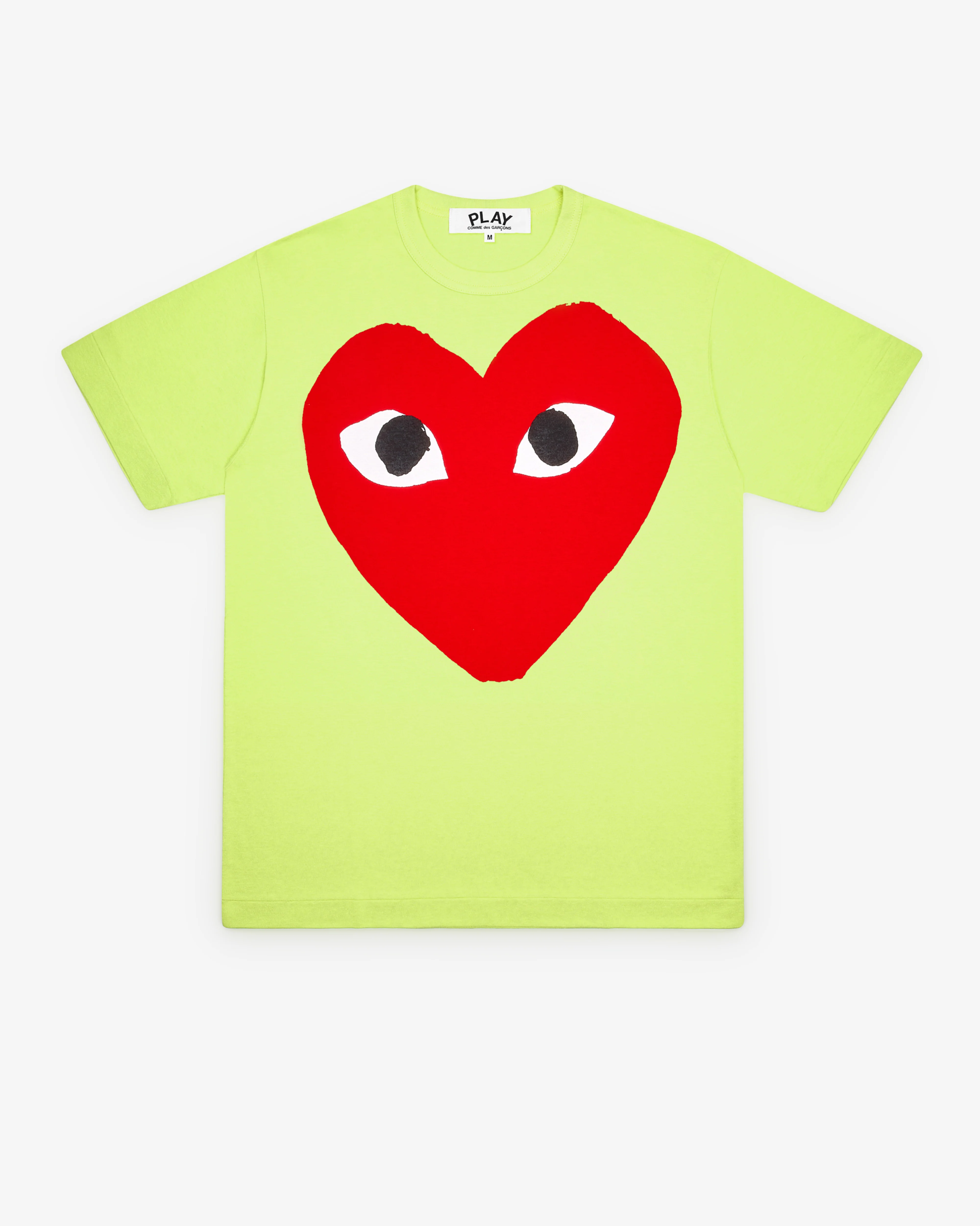 Play Comme des Garçons - Bright Heart Logo T-Shirt - (Green)