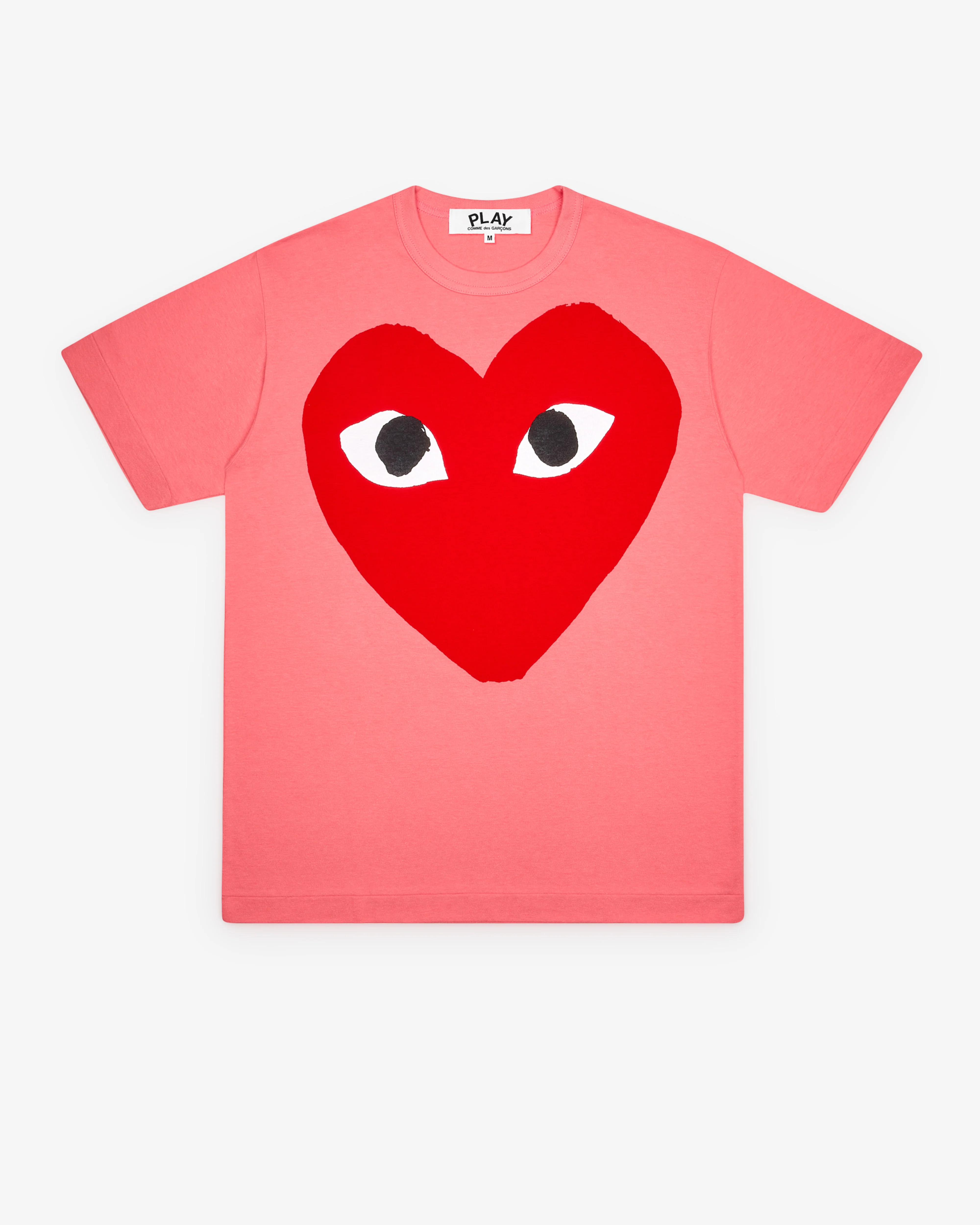 Play Comme des Garçons - Bright Heart Logo T-Shirt - (Pink)
