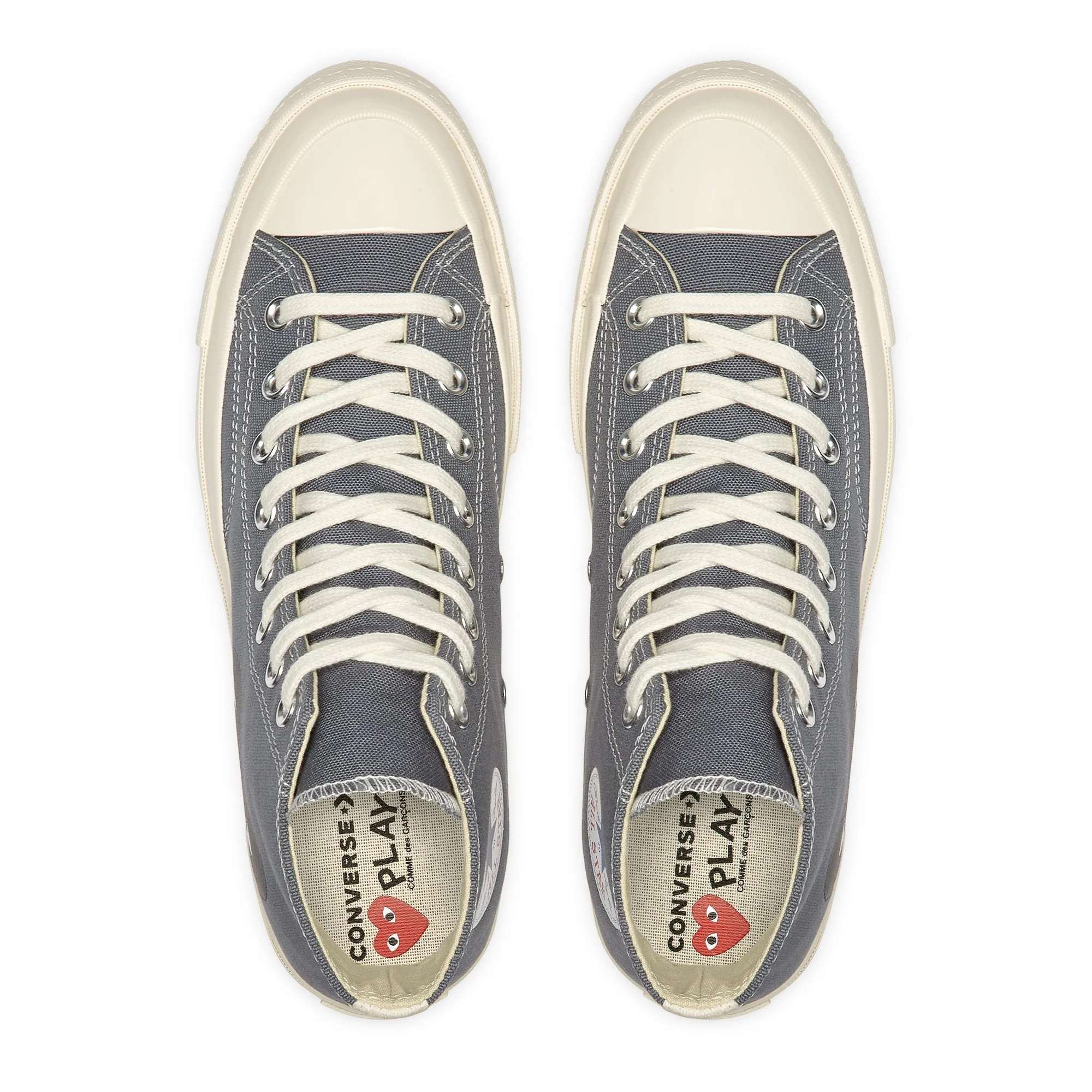 Play Converse - Black Heart Chuck Taylor All Star ’70 High Sneakers - (Grey) - Image 5