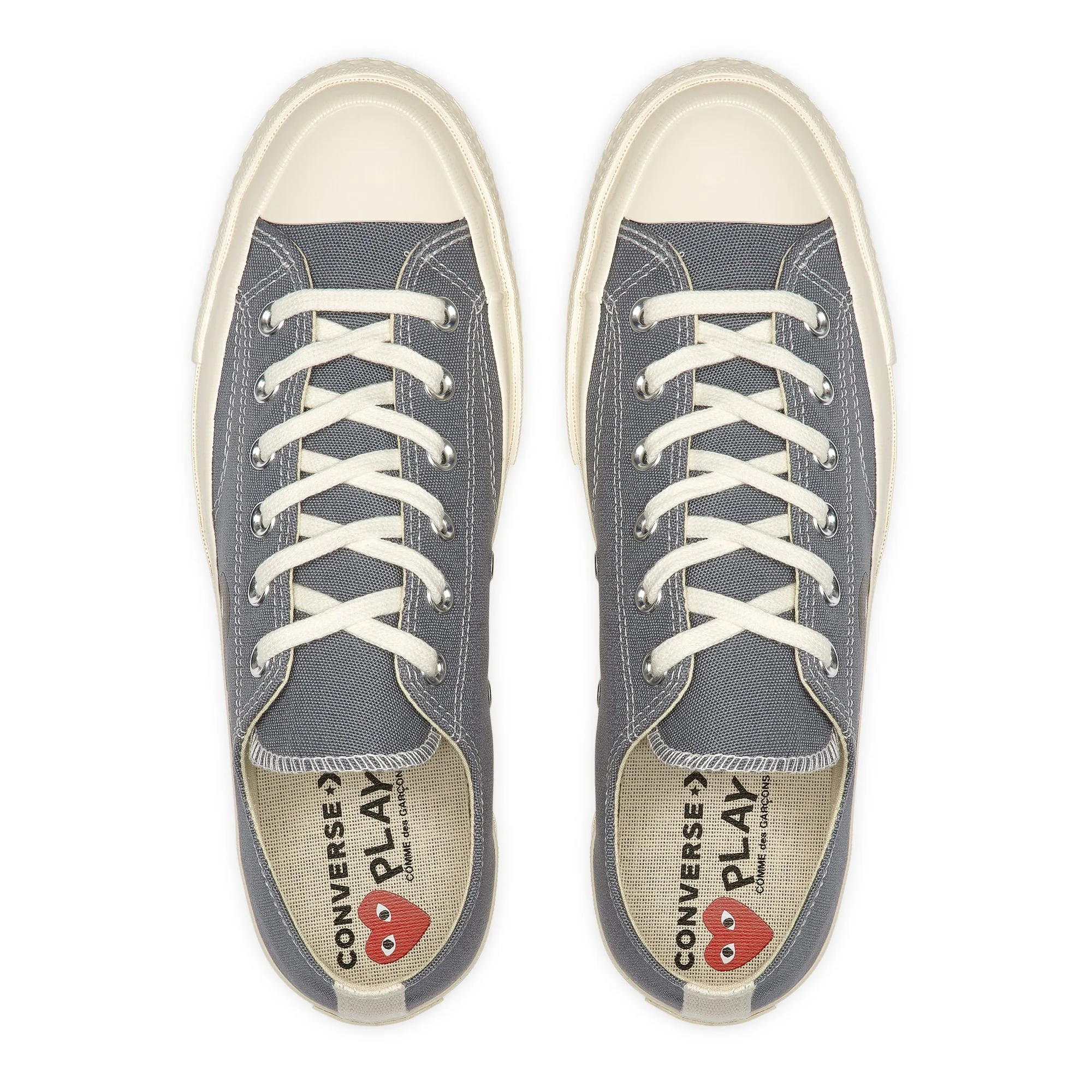 Play Converse - Black Heart Chuck Taylor All Star ’70 Low Sneakers - (Grey) - Image 5