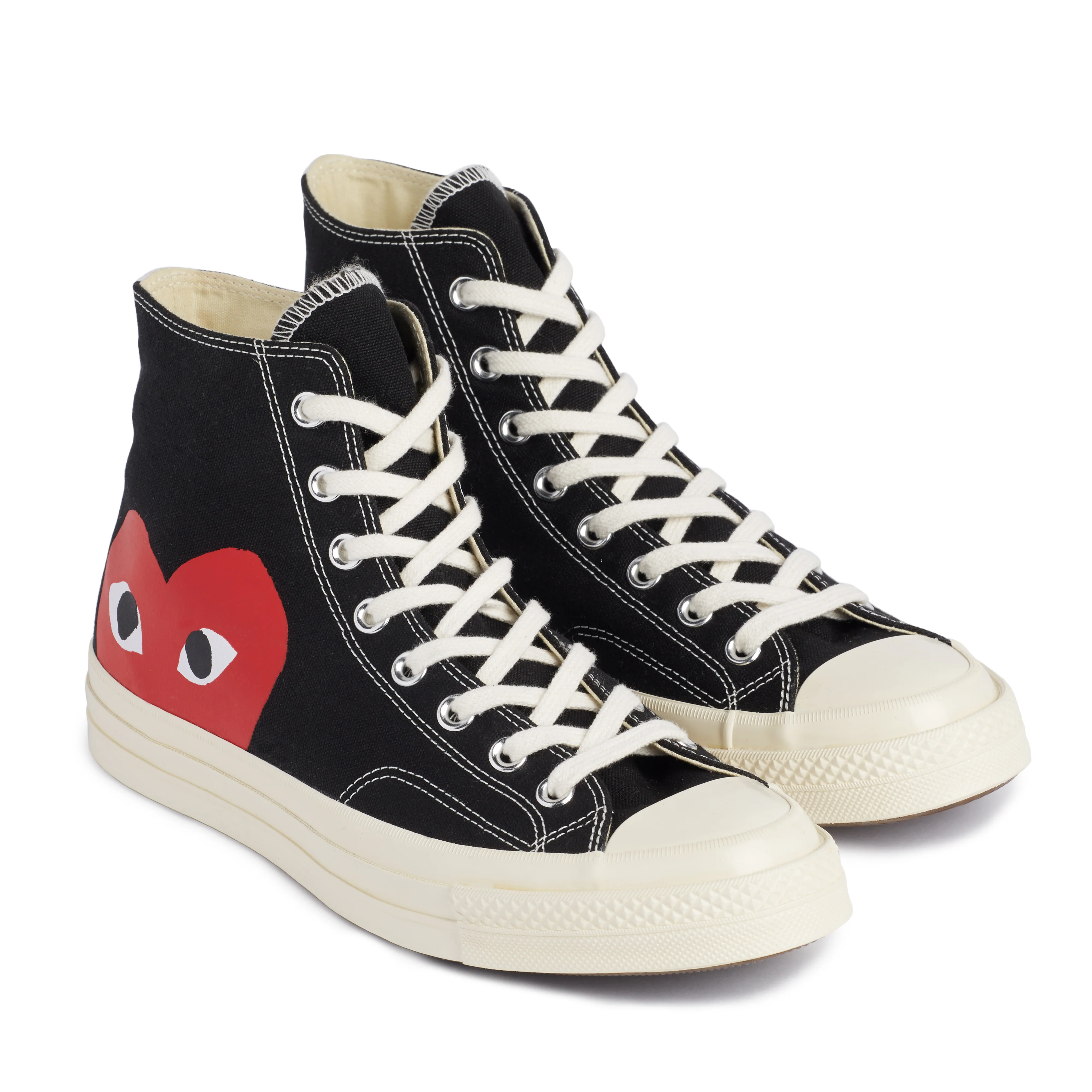 Play Converse - Red Heart Chuck Taylor All Star ’70 High Sneakers - (Black) - Image 2