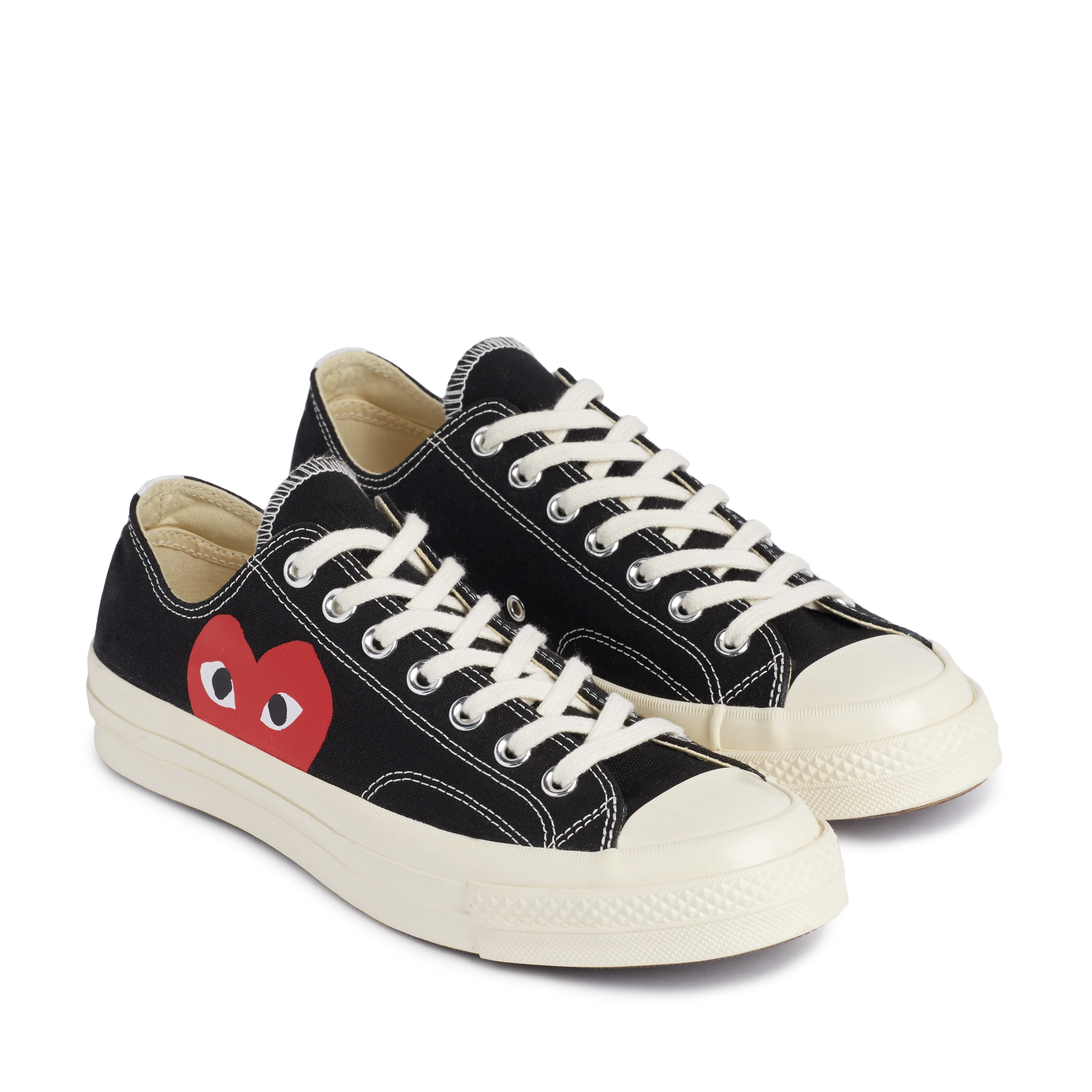 Play Converse - Red Heart Chuck Taylor All Star ’70 Low Sneakers - (Black) - Image 2