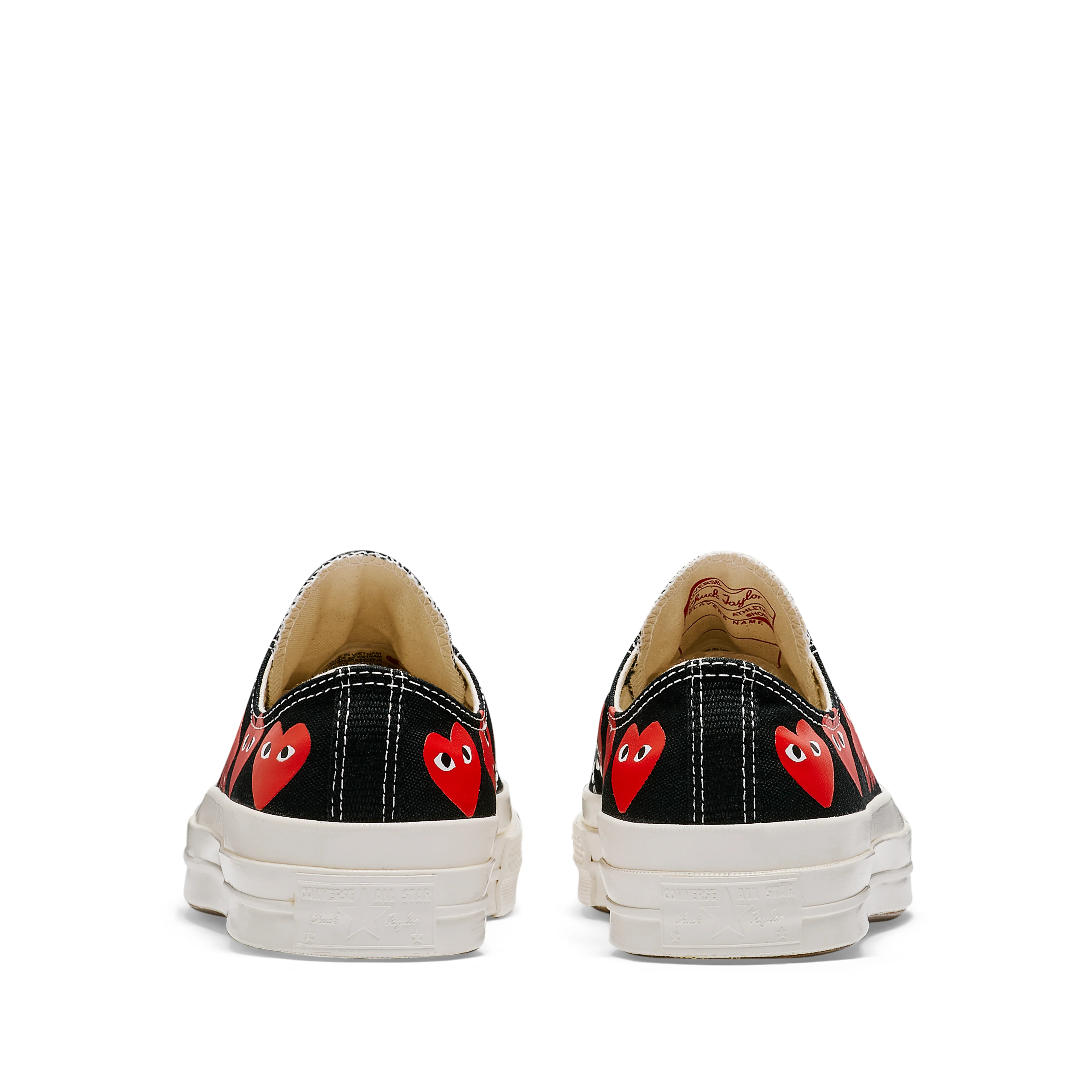 Play Converse - Multi Red Heart Chuck Taylor All Star '70 Low Sneakers - (Black) - Image 4