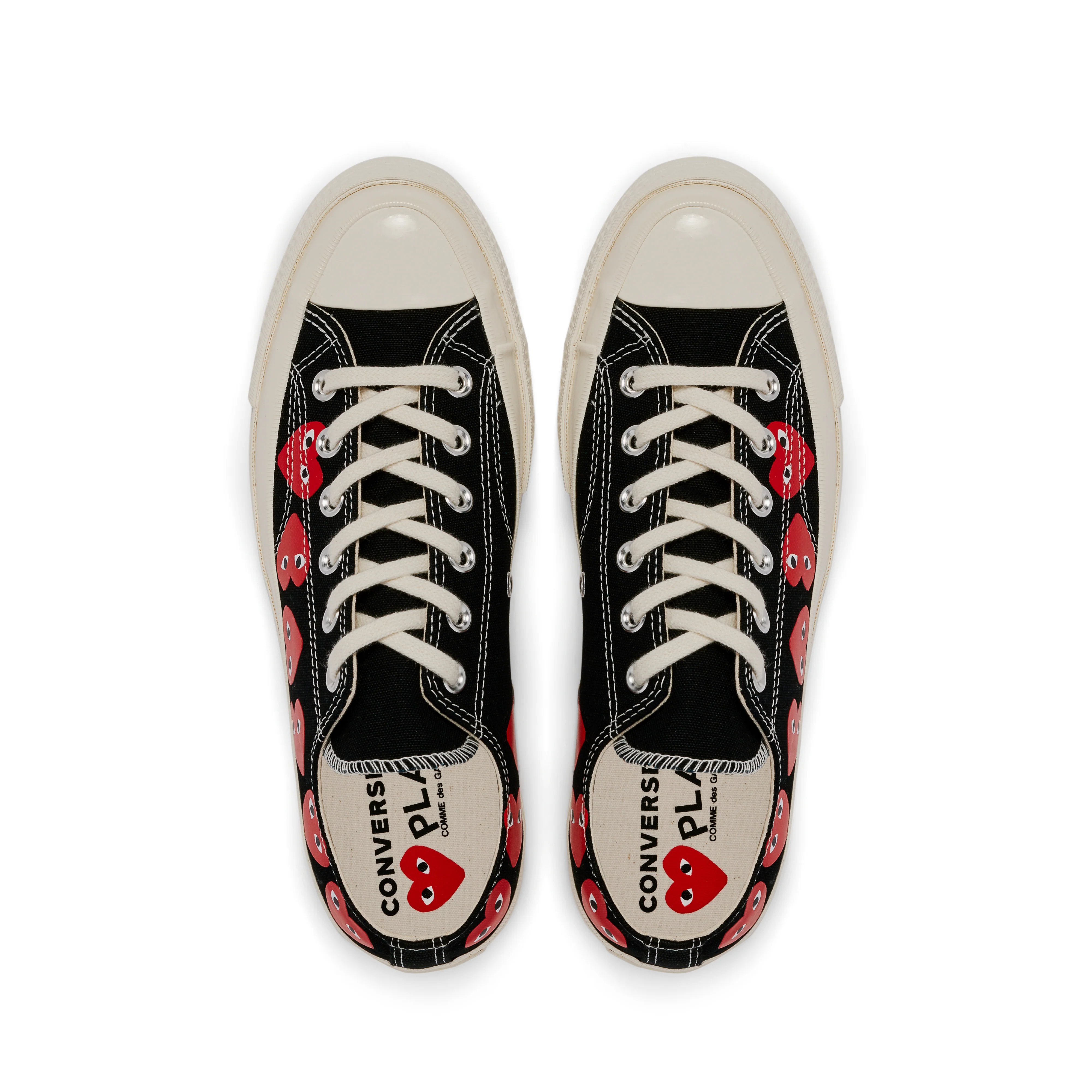 Play Converse - Multi Red Heart Chuck Taylor All Star '70 Low Sneakers - (Black) - Image 6