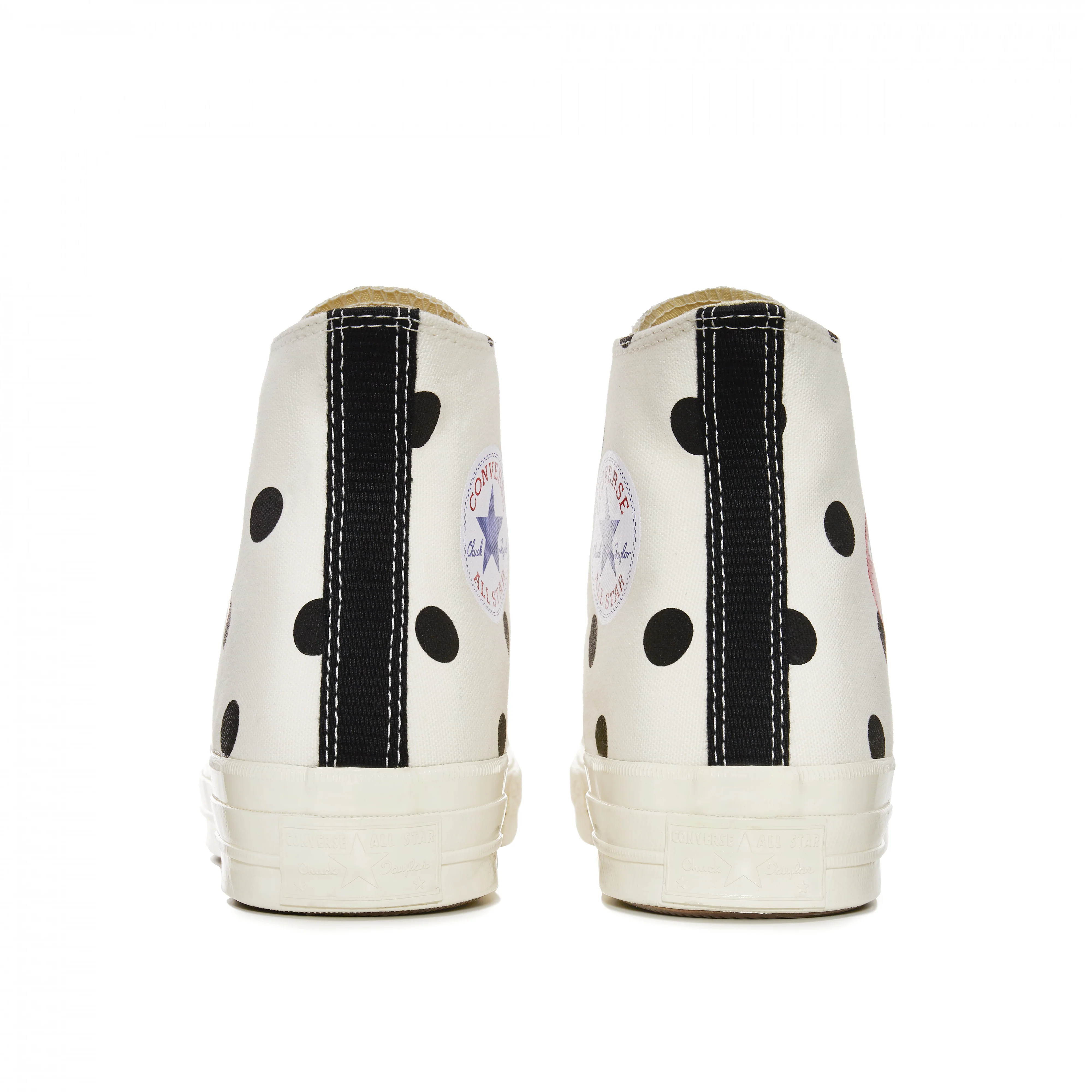 Play Converse - Polka Dot Red Heart Chuck Taylor All Star ’70 High Sneakers - (White) - Image 3