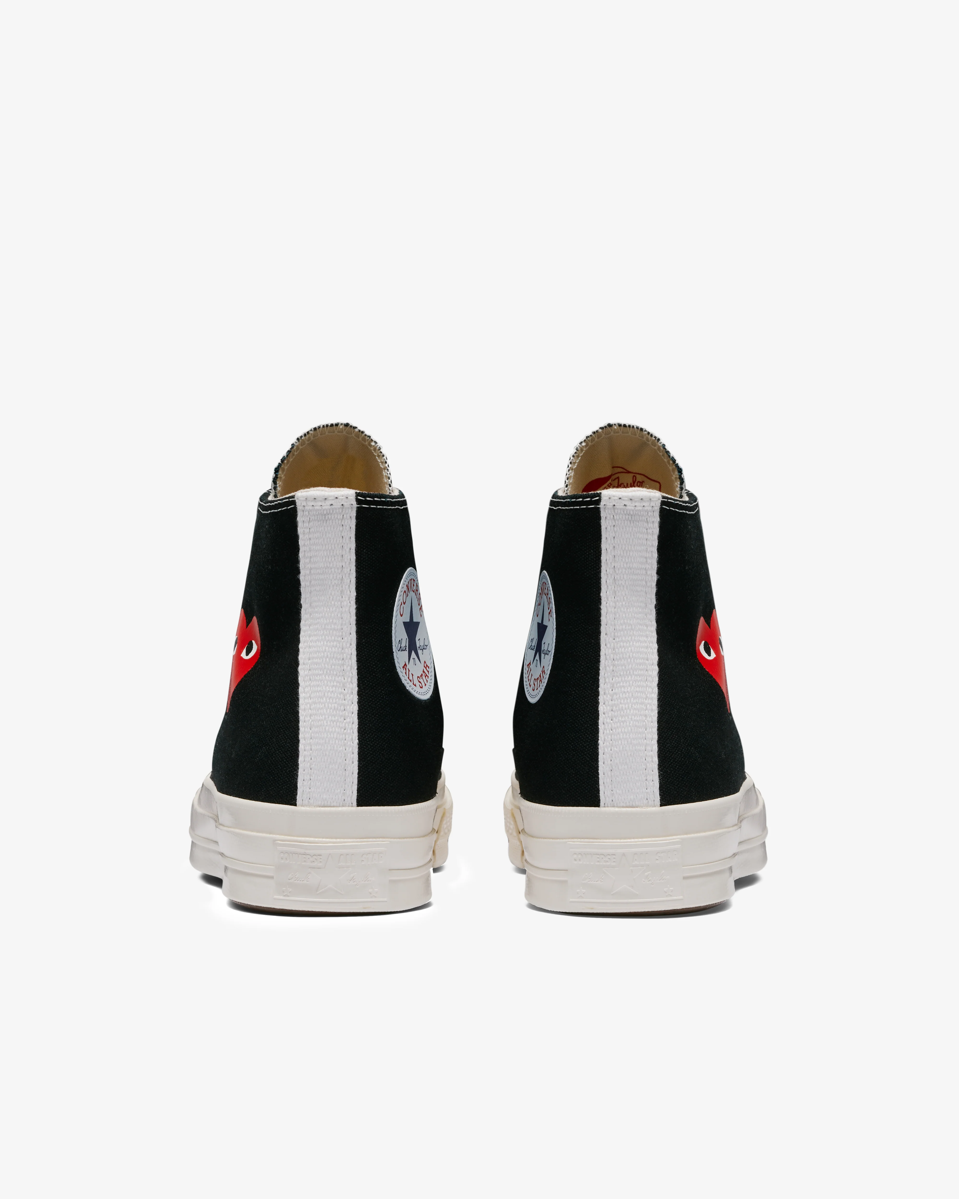 Play Converse - Small Red Heart All Star '70 High Sneakers - (Black) - Image 4