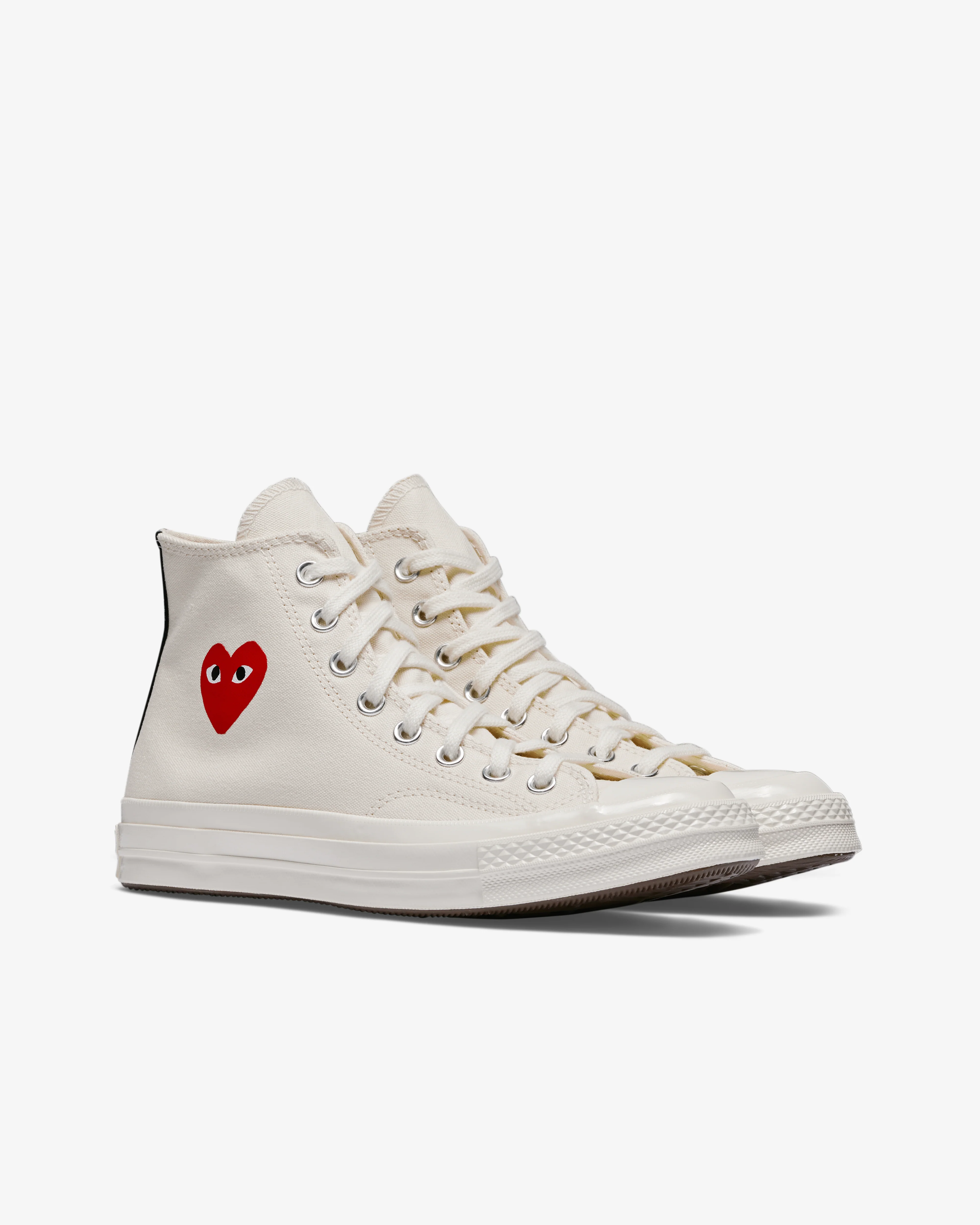 Play Converse - Small Red Heart All Star '70 High Sneakers - (Beige) - Image 3
