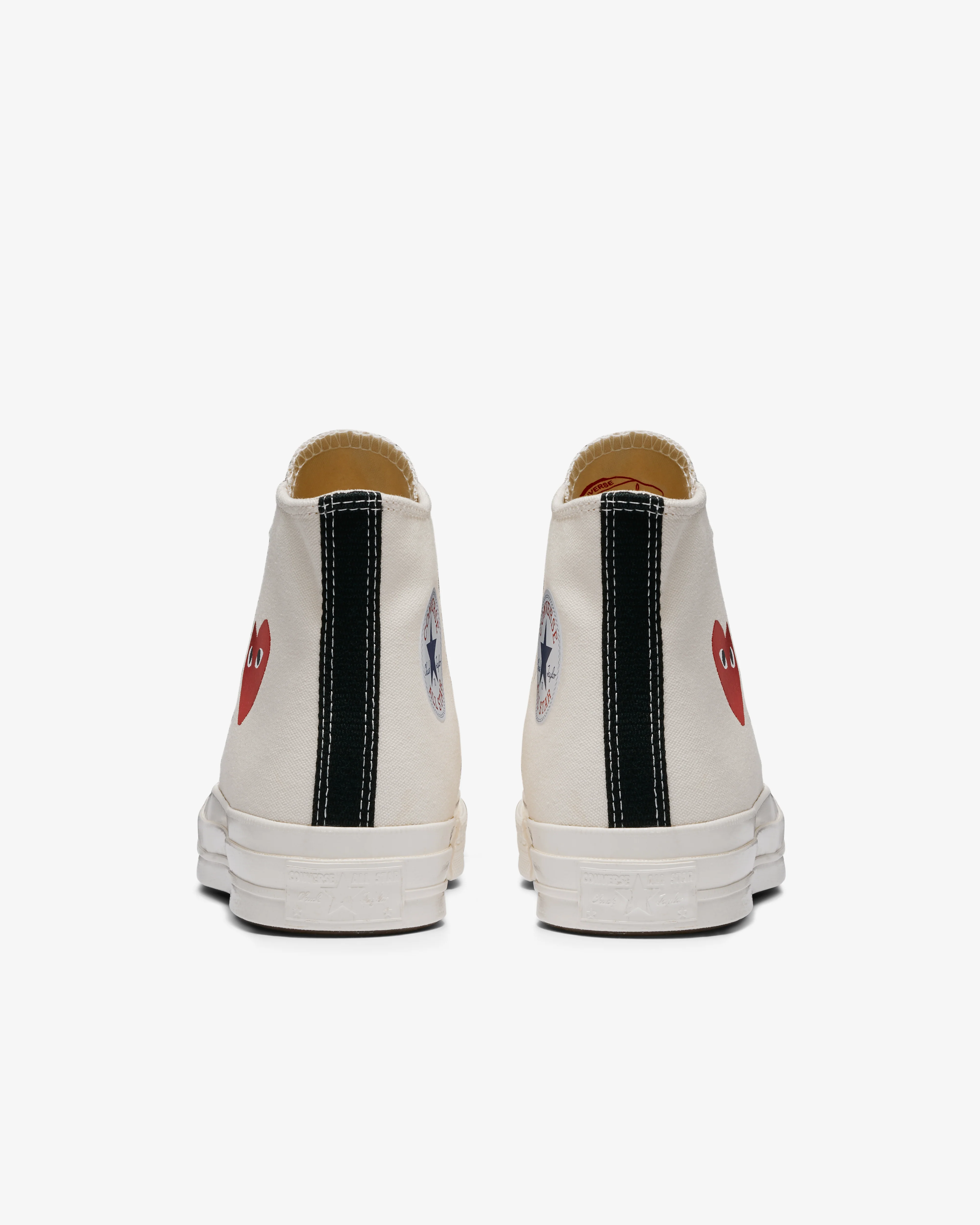 Play Converse - Small Red Heart All Star '70 High Sneakers - (Beige) - Image 4