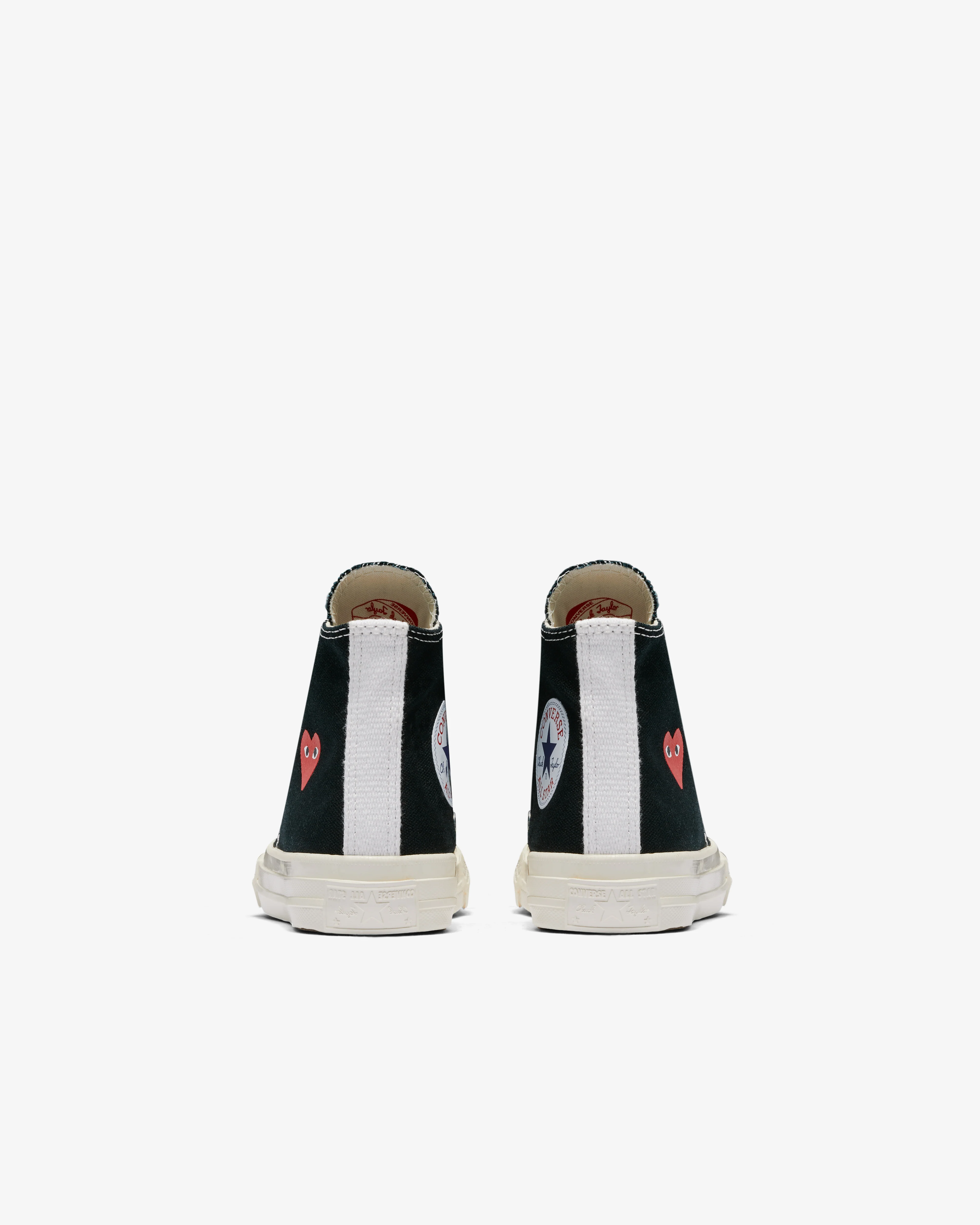 Play Converse - Kids' Small Red Heart All Star 70's High Sneakers - (Black) - Image 4