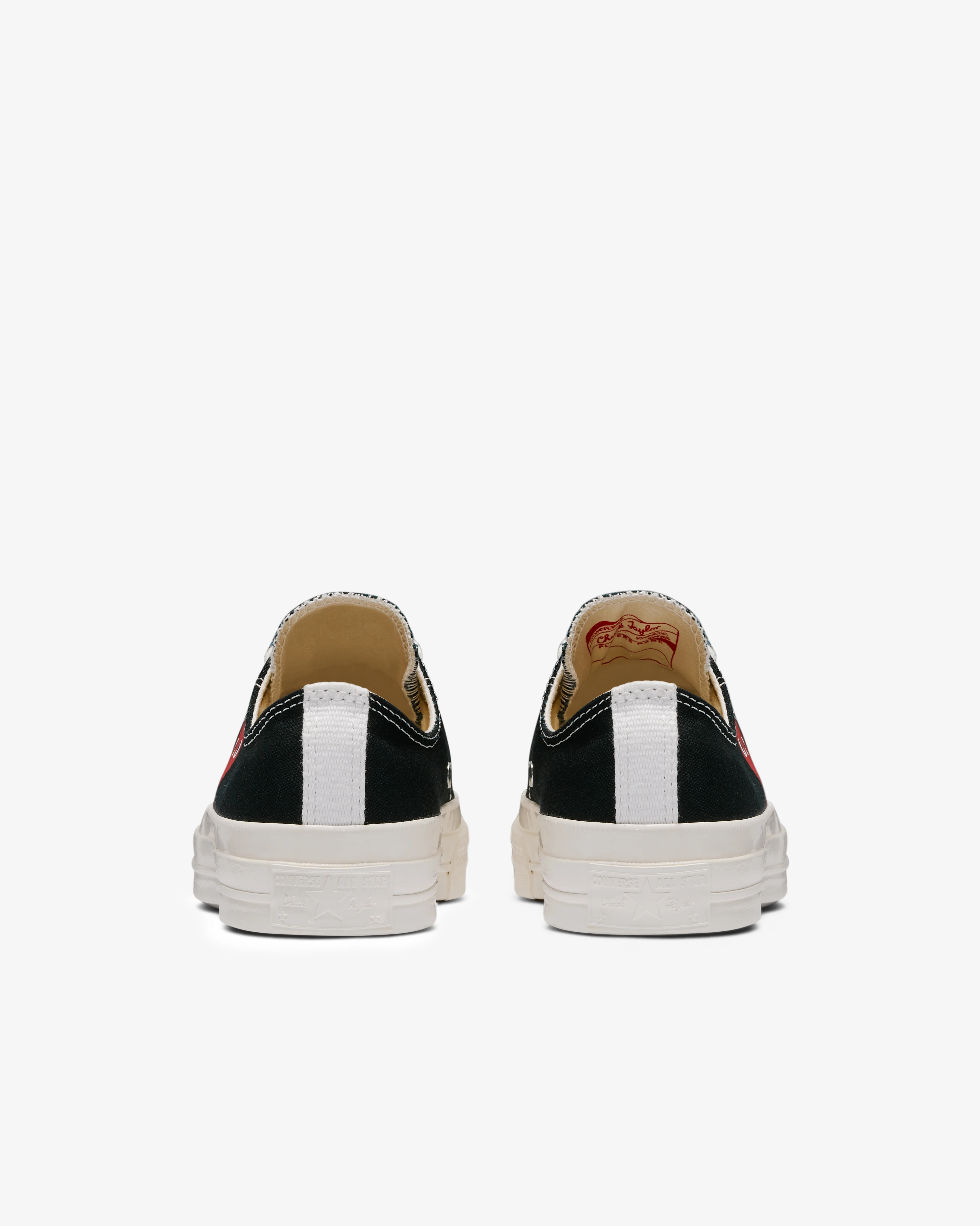 Play Converse - Small Red Heart All Star '70 Low Sneakers - (Black) - Image 5