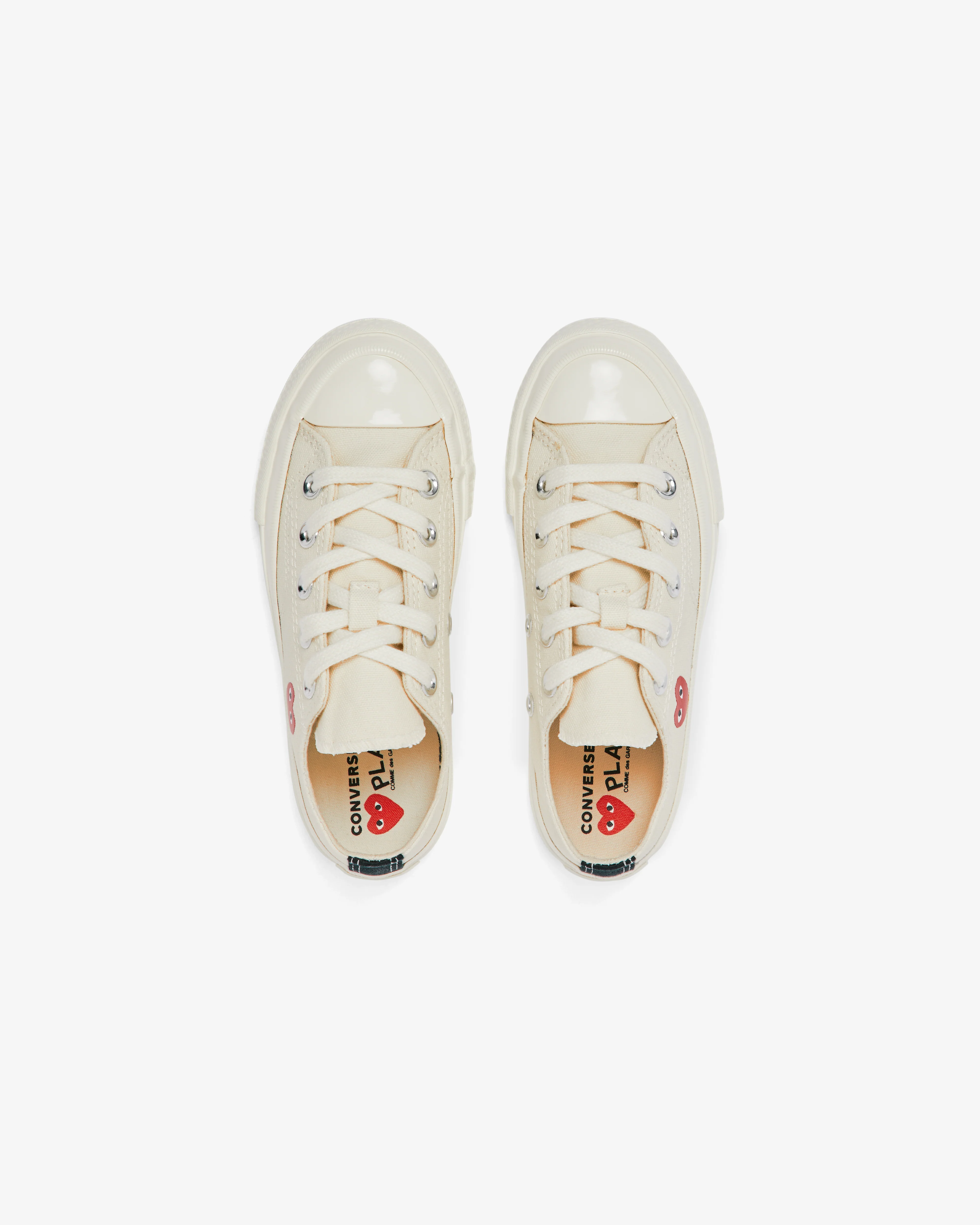 Play Converse - Kids' Small Red Heart All Star 70's Low Sneakers - (Beige) - Image 6