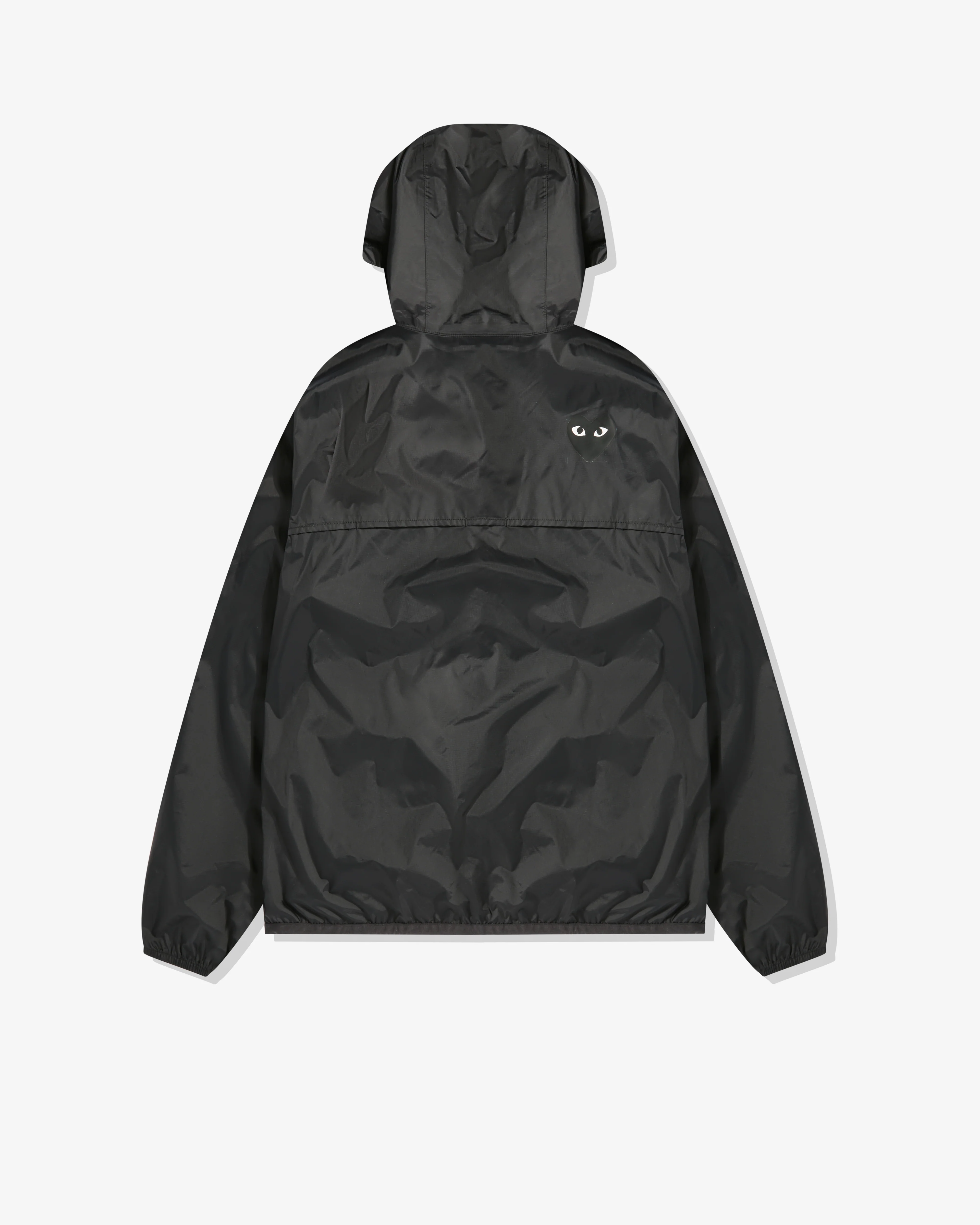 Play Comme des Garçons - K-Way Black Heart Zip Jacket - (Black) - Image 2