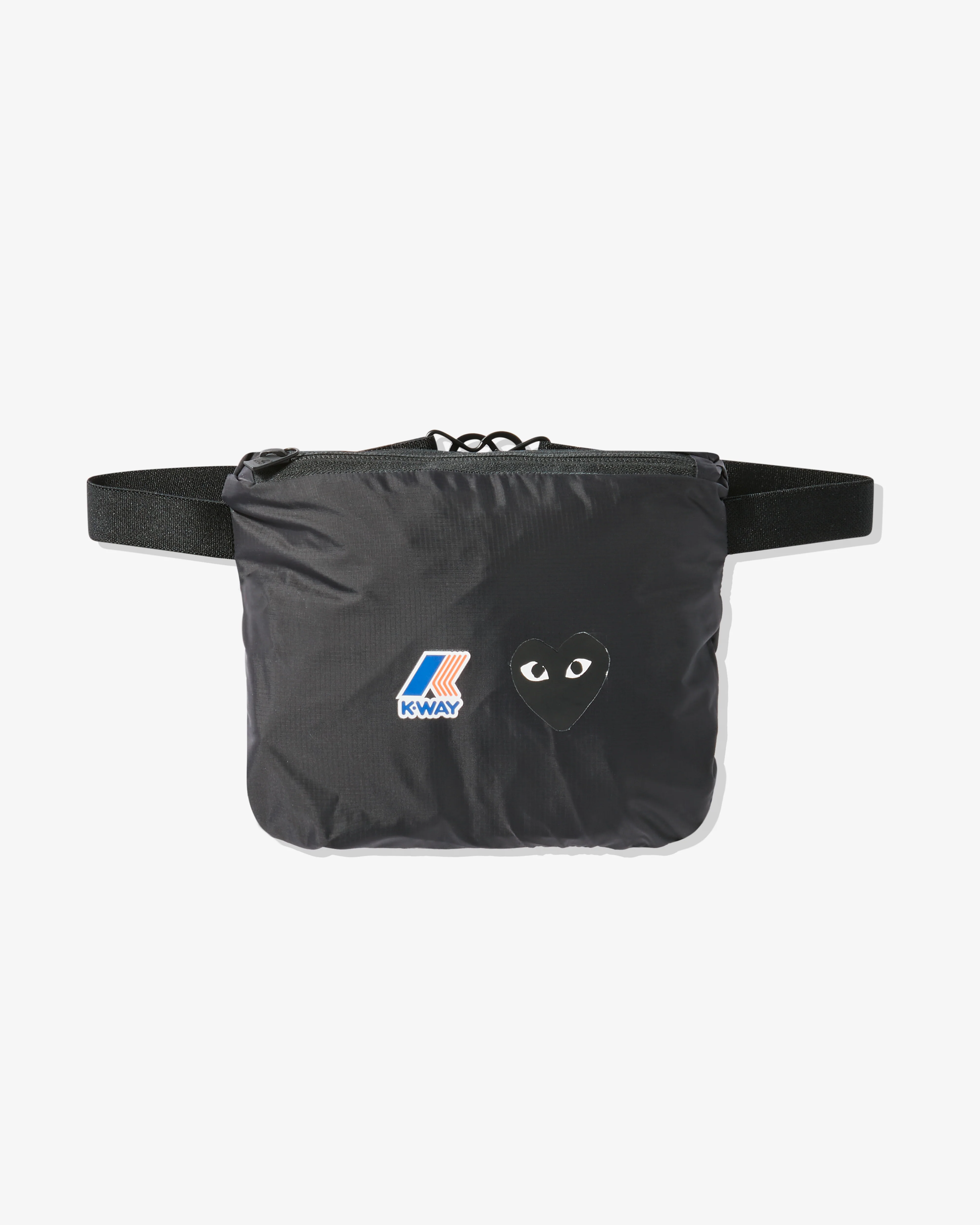 Play Comme des Garçons - K-Way Black Heart Zip Jacket - (Black) - Image 3