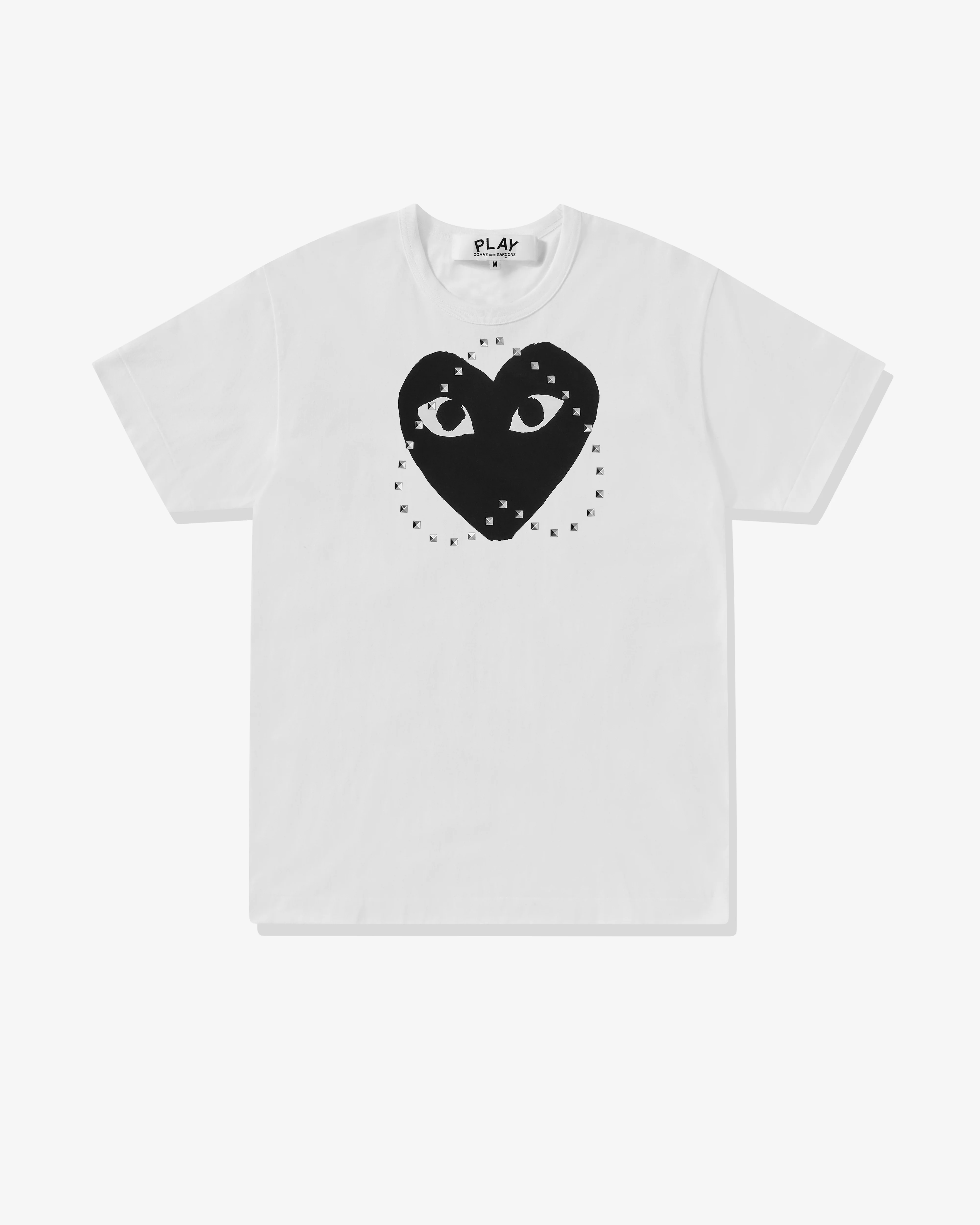 Play Comme des Garçons - Logo Stud T-Shirt - (White/Black)