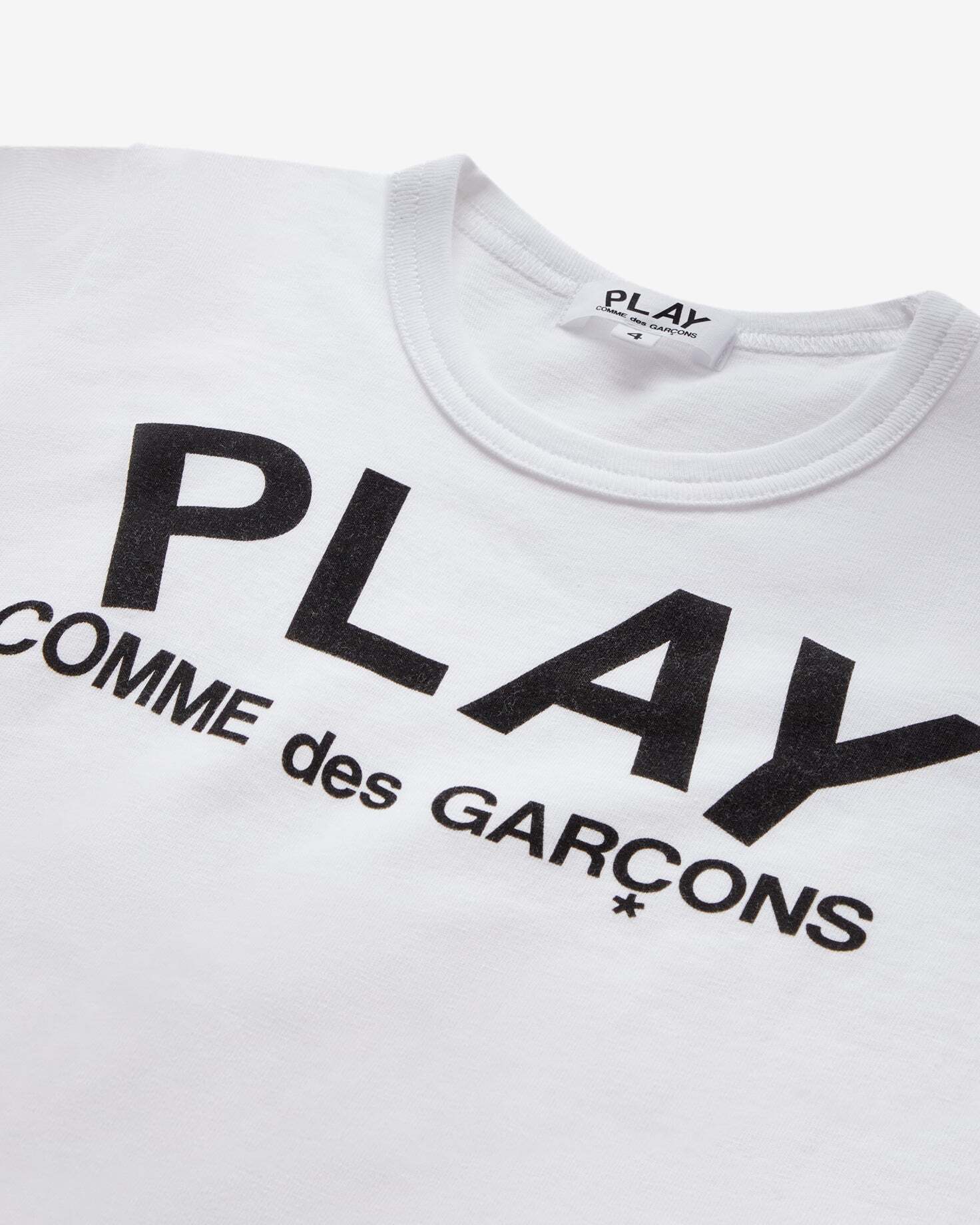 Play Comme des Garçons - Kid’s T-Shirt - (White) - Image 2