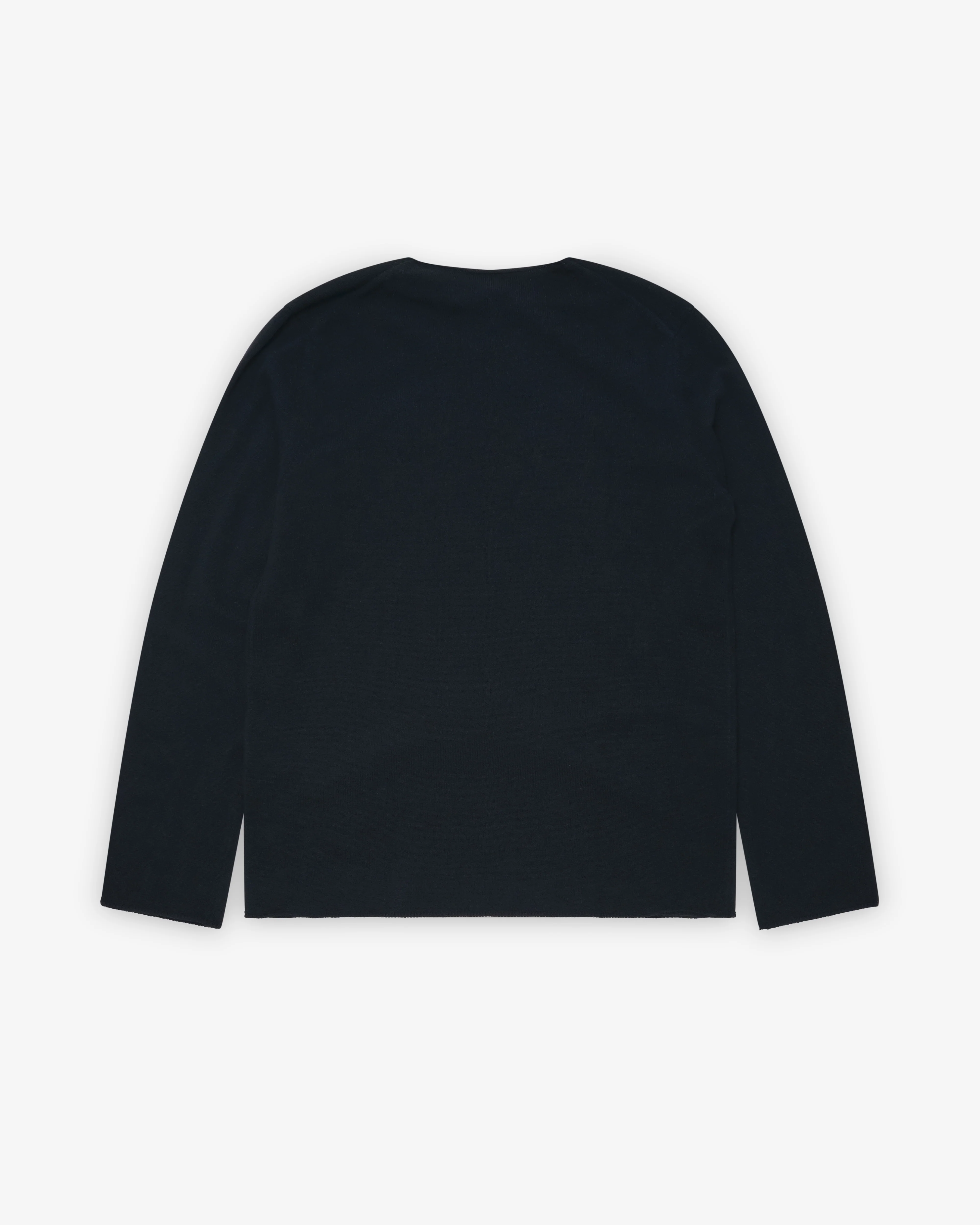 Play Comme des Garçons - Red Heart Crew Neck Jumper - (Black) - Image 2