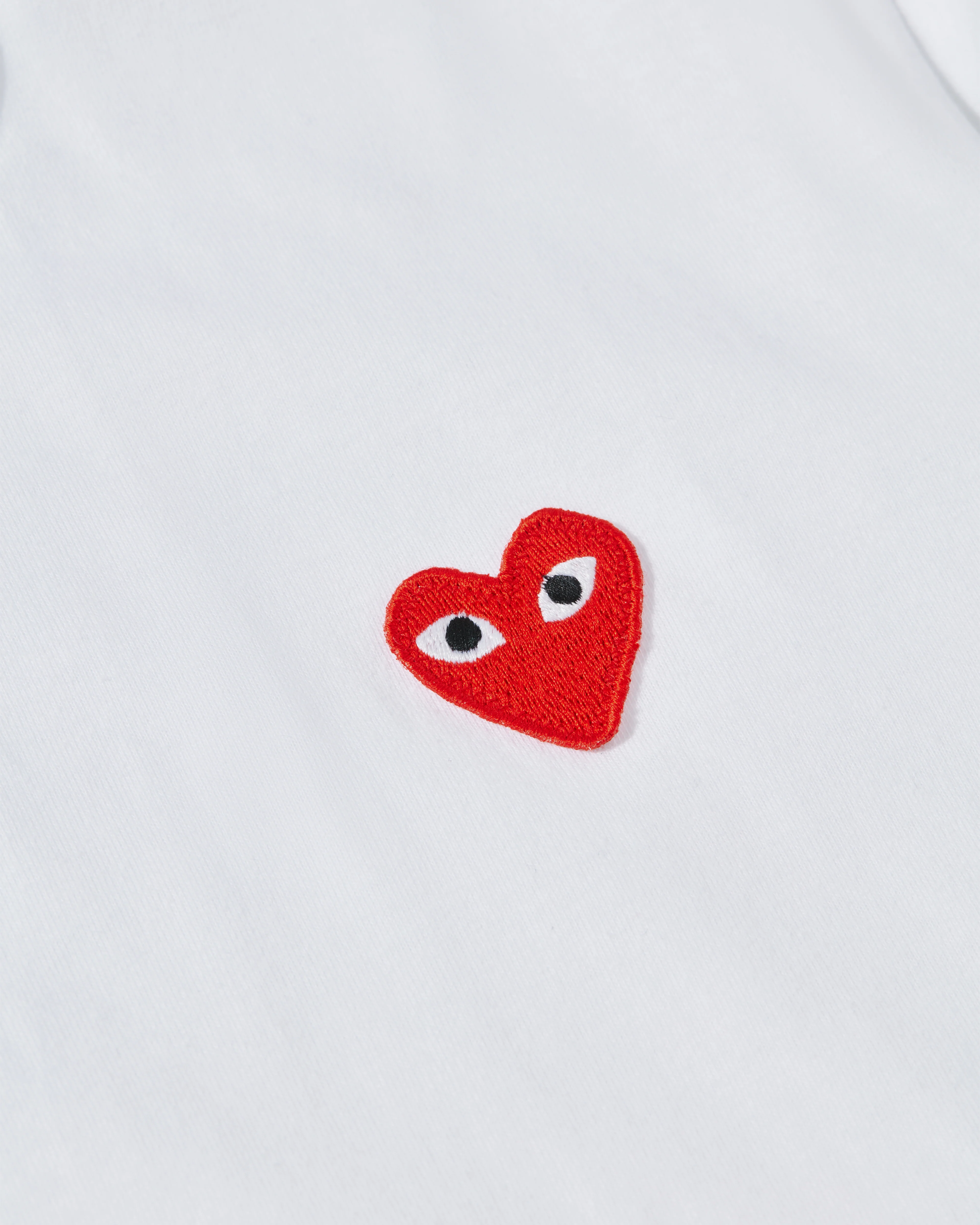 Play Comme des Garçons - Red T-Shirt - (White) - Image 2