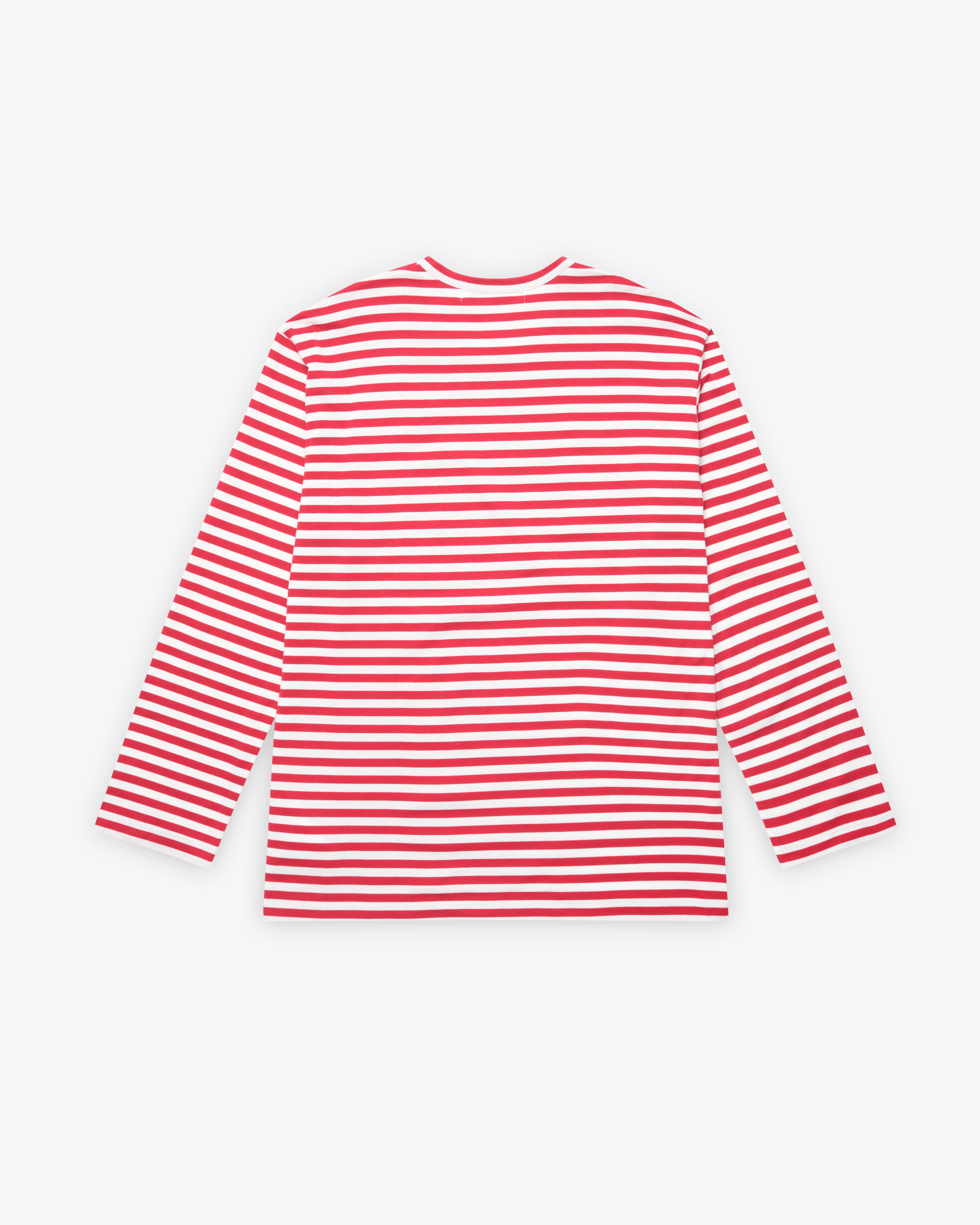 Play Comme des Garçons - Striped T-Shirt - (Red/White) - Image 2