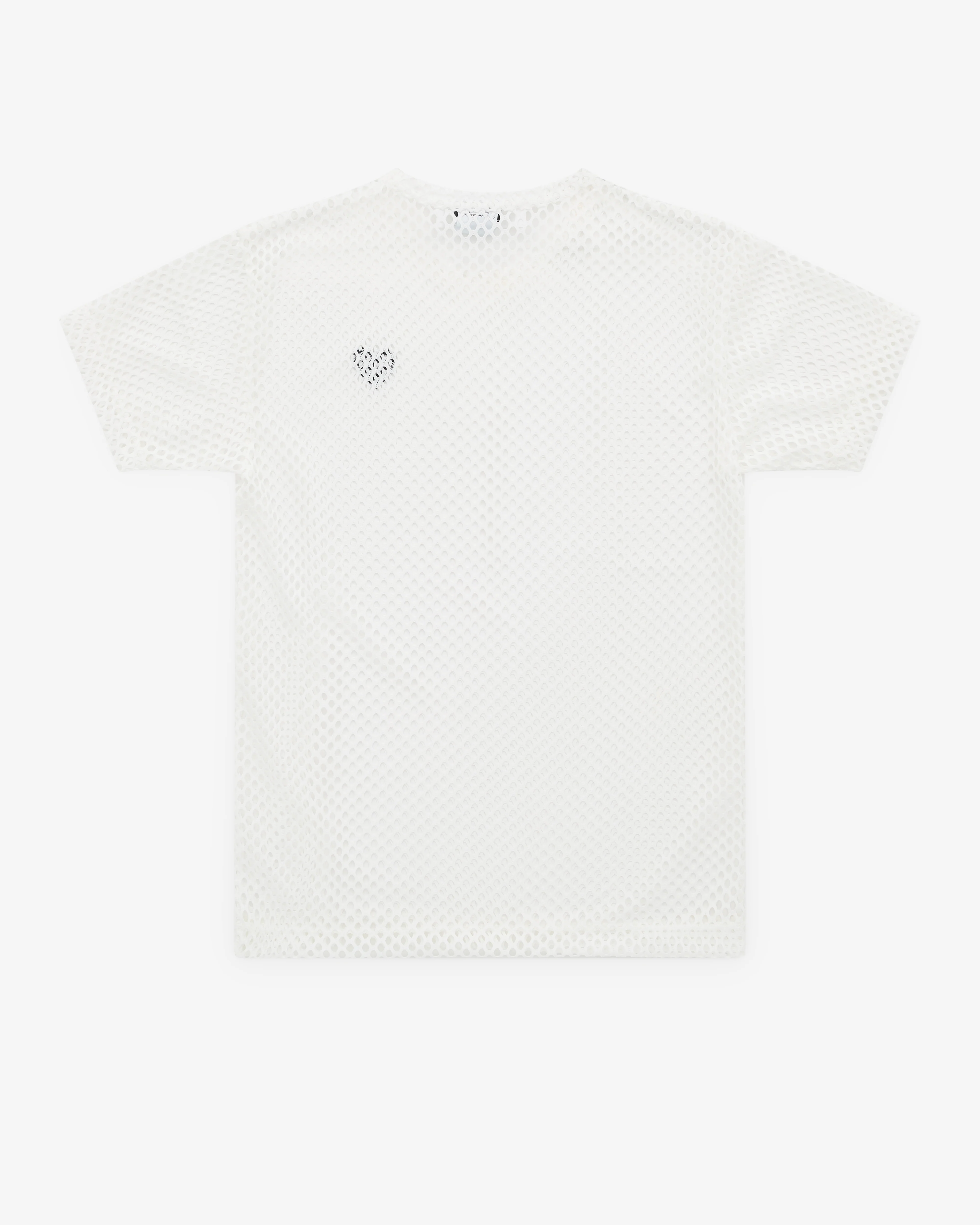 Play - Mesh T-Shirt Black Heart - (White) - Image 2