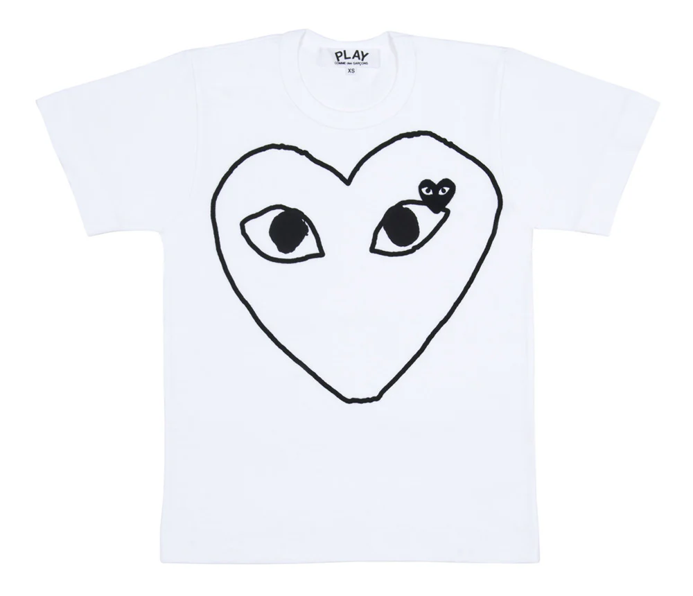 Play Comme des Garçons -  T-Shirt - (White) - Image 2