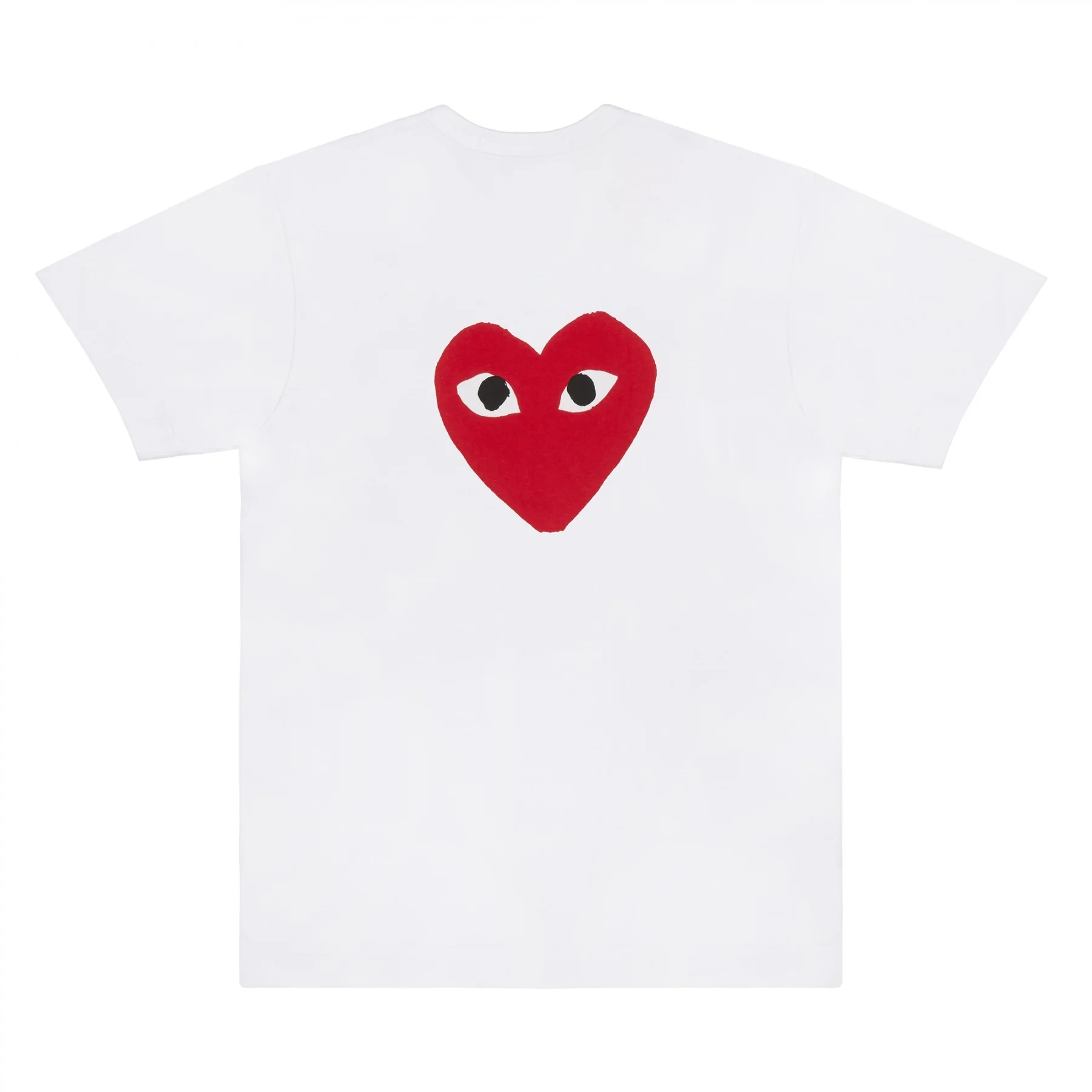 Play Comme des Garçons - T-Shirt with Red Heart - (White)