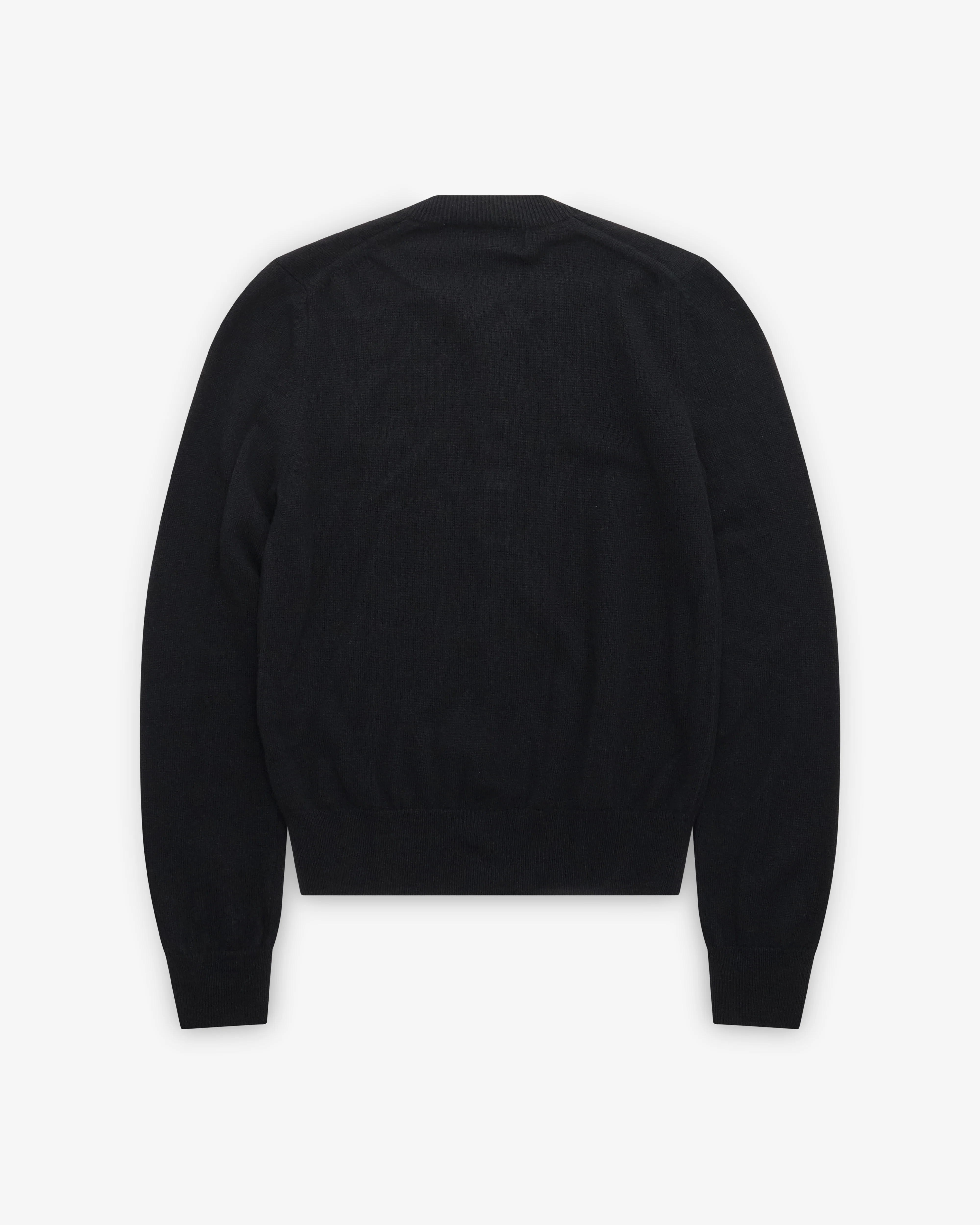 Play Comme des Garçons - White Heart Ladies’ Cardigan - (Black) - Image 2