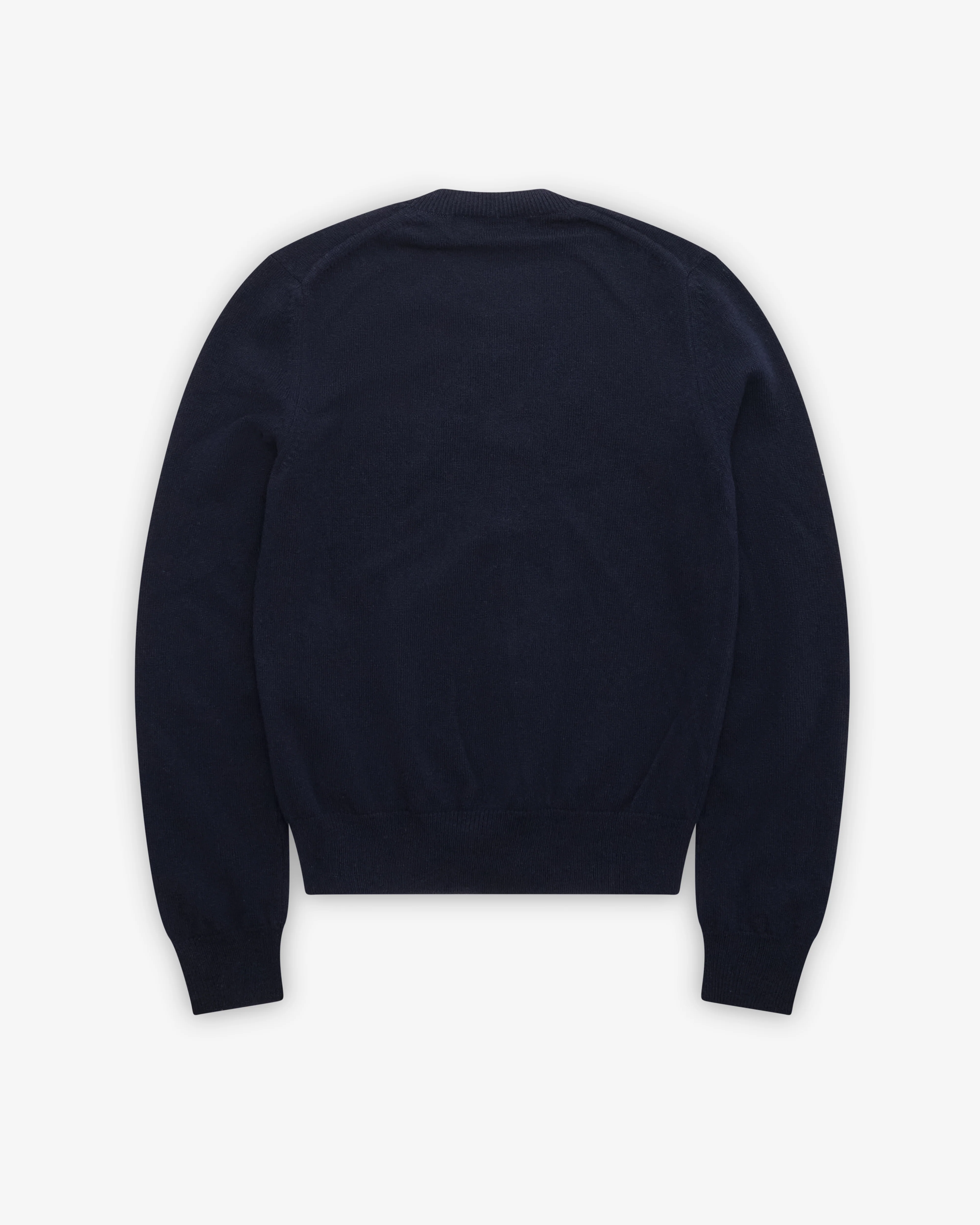 Play Comme des Garçons - White Heart Ladies' Cardigan - (Navy) - Image 2