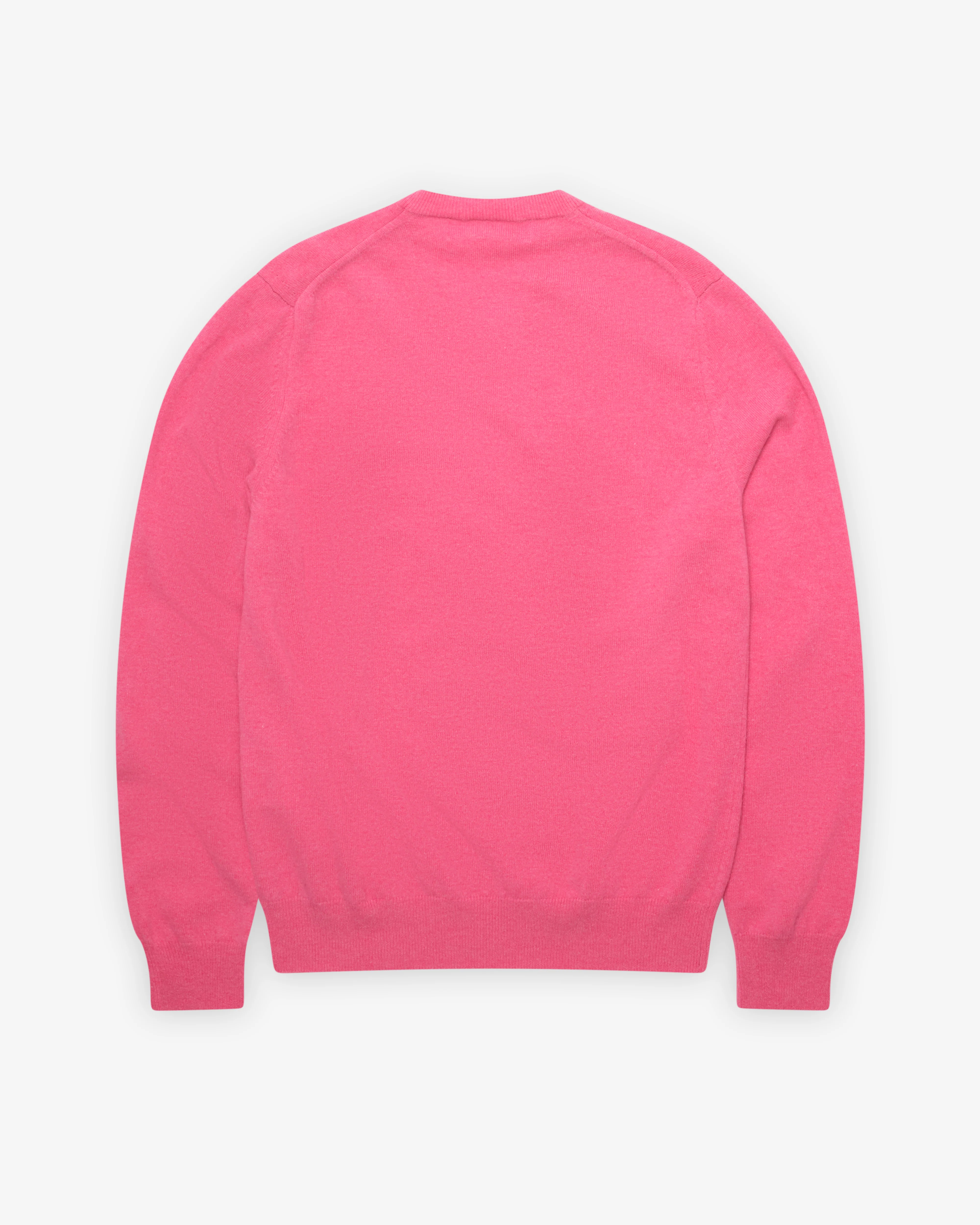 Play Comme des Garçons - Mini Heart V Neck Sweater - (Pink) - Image 2