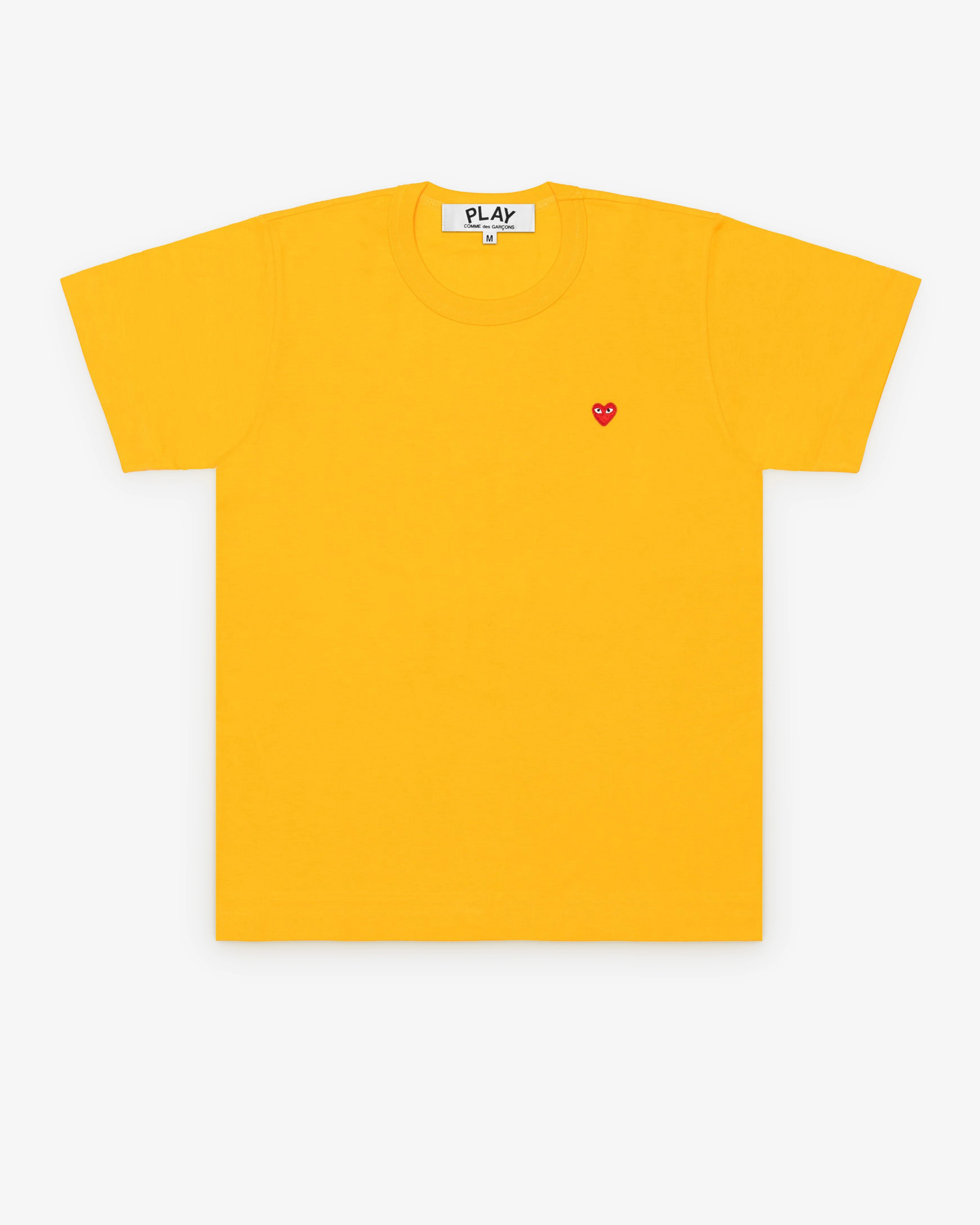 Play Comme des Garçons - Small Heart T-Shirt - (Yellow)