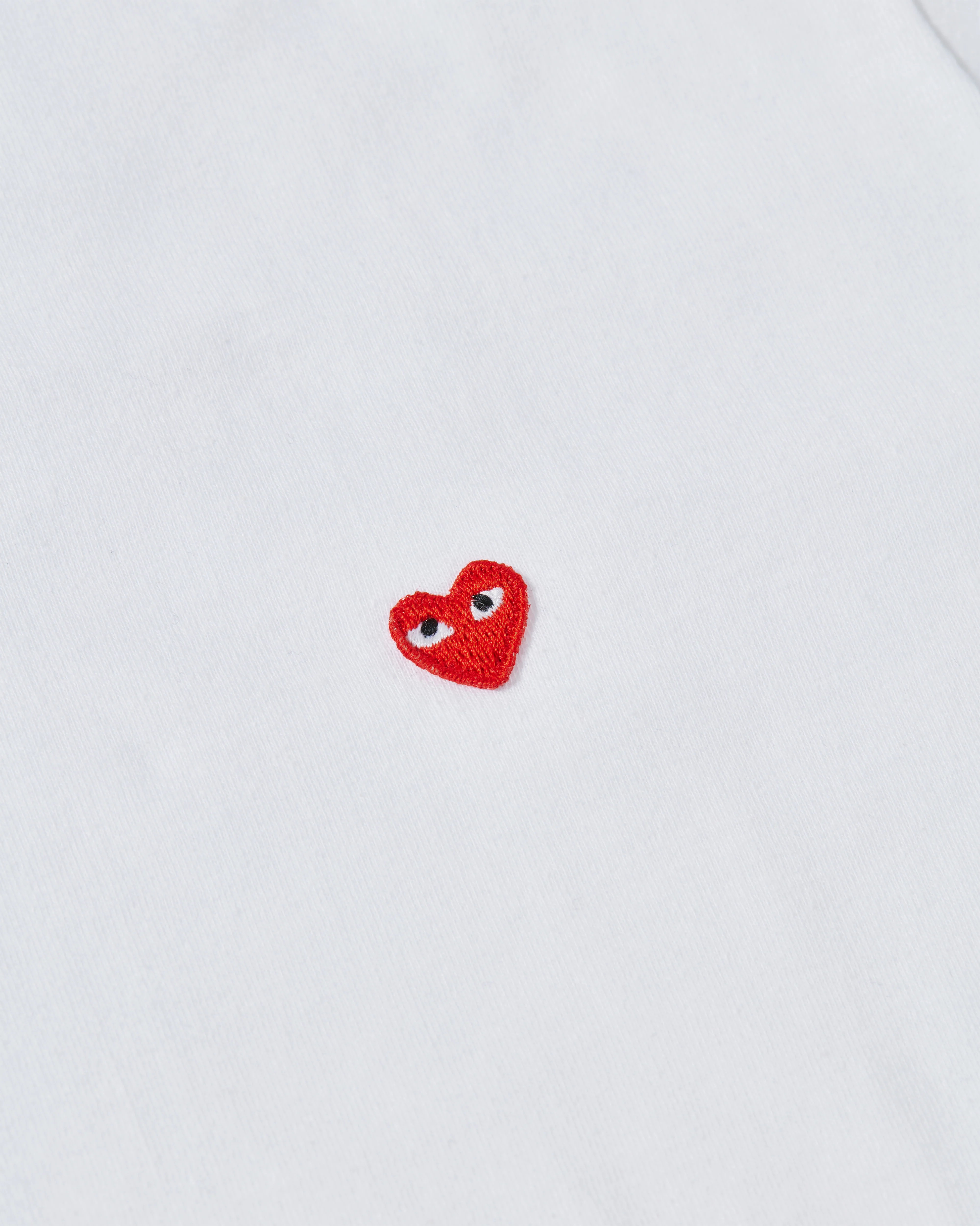 Play Comme des Garçons - Mini Heart T-Shirt - (White) - Image 2