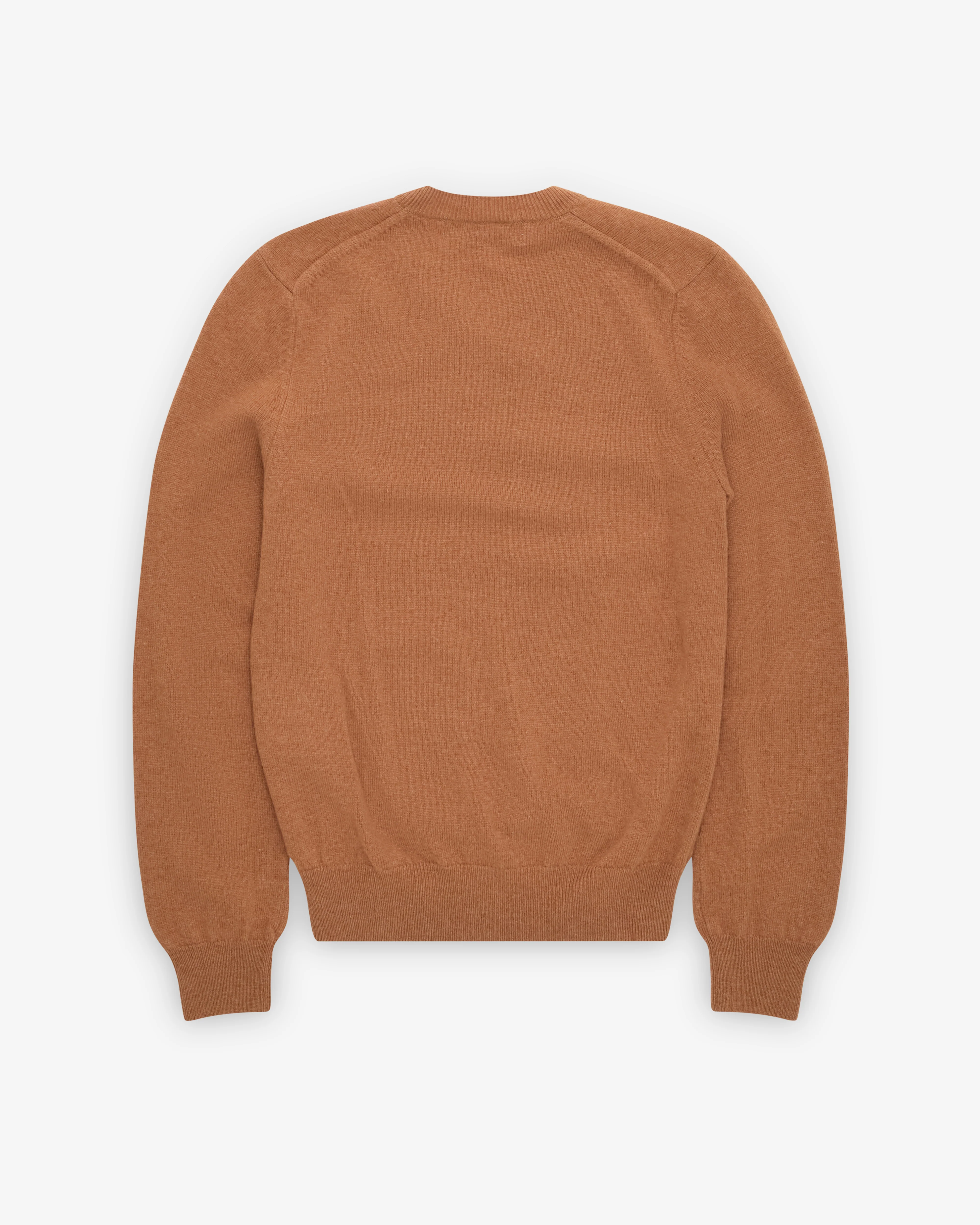 Play Comme des Garçons - Double Eye V Neck Sweater - (Brown) - Image 2