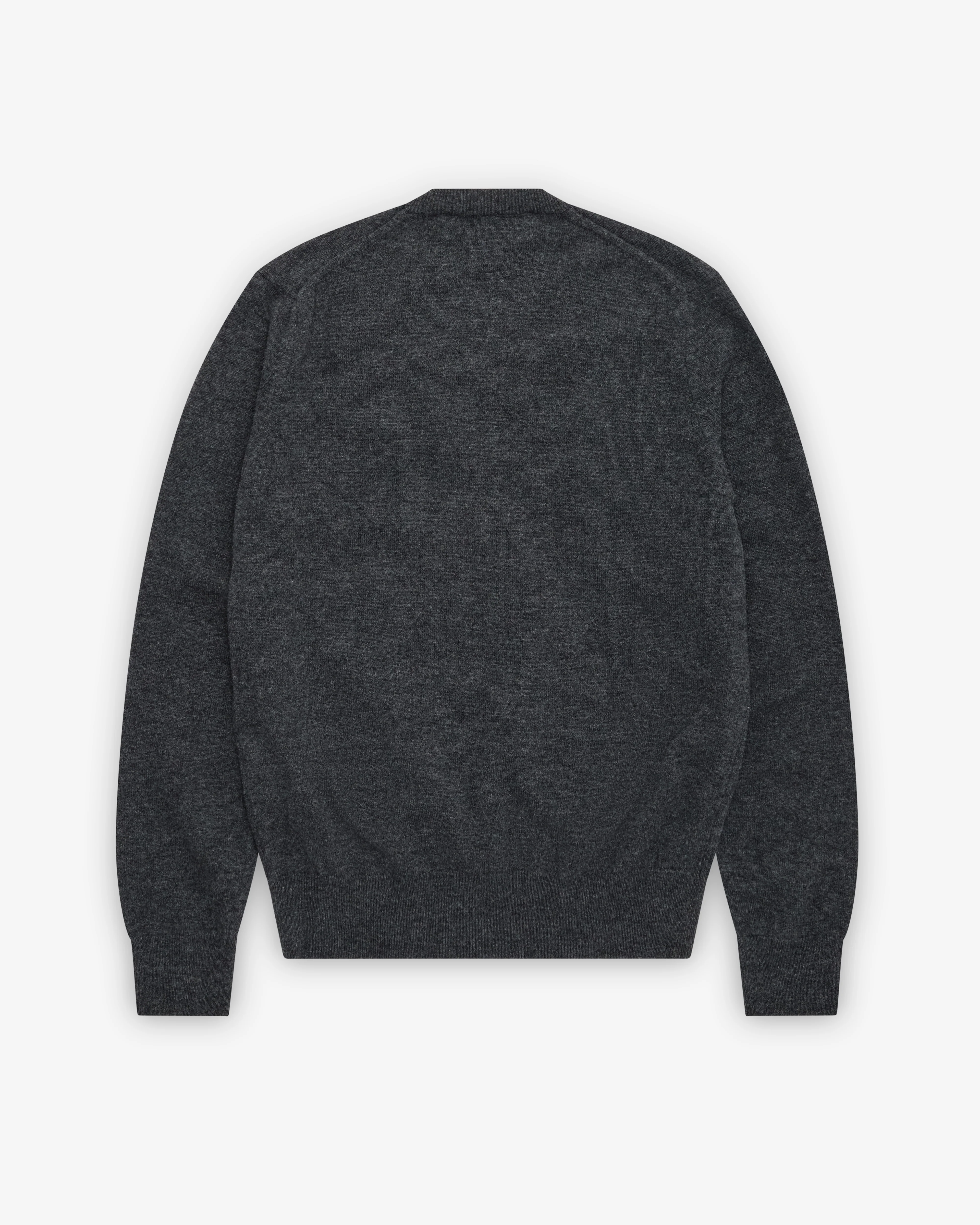 Play Comme des Garçons - Double Eye V Neck Sweater - (Grey) - Image 2