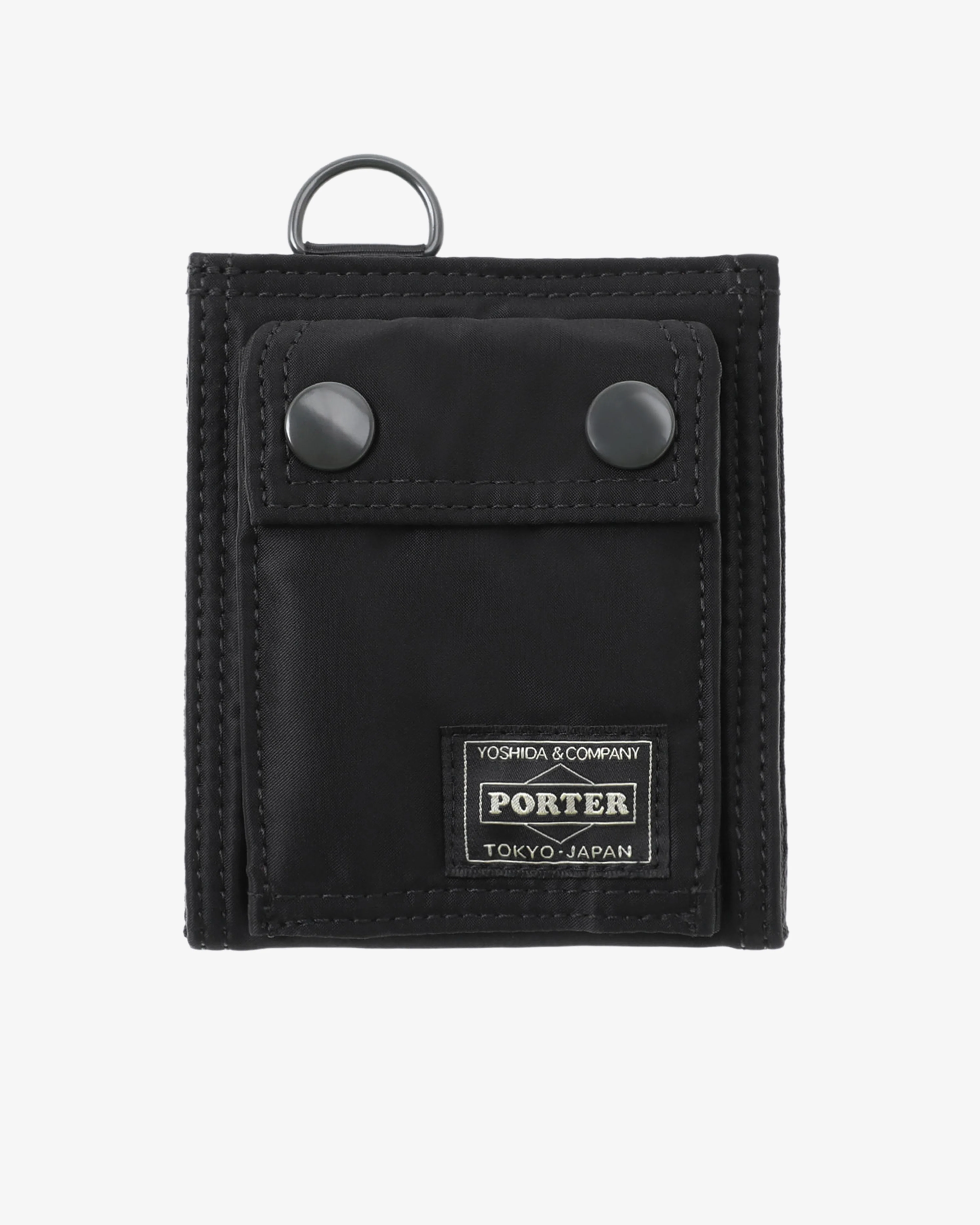 Porter Yoshida & Co. - Men's Tanker Pocket Wallet - (Black)