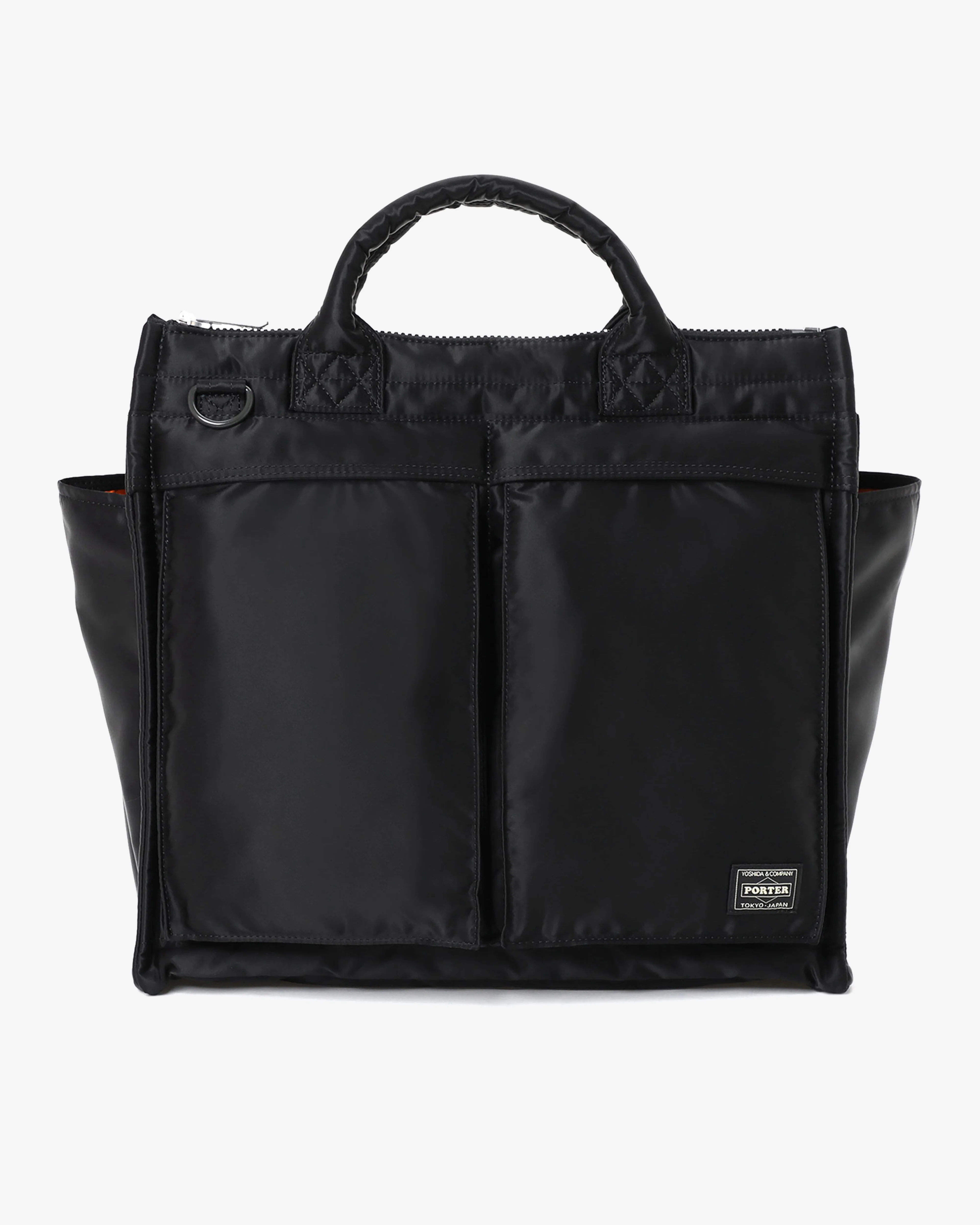Porter Yoshida & Co. - Men's Tanker Square Tote Bag (L) - (Black) - Image 2