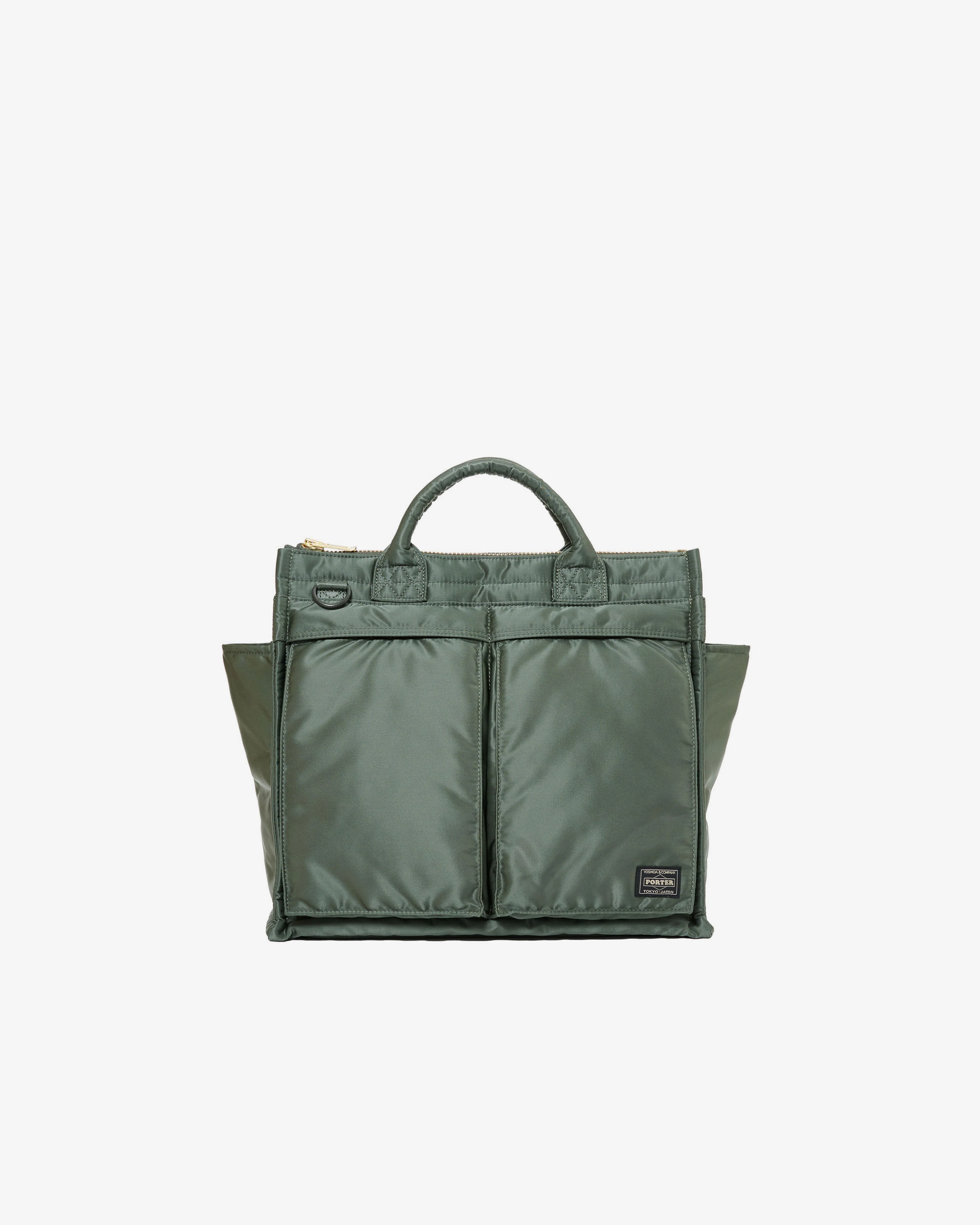 Porter Yoshida & Co. - Men's Tanker Square Tote Bag (L) - (Green)