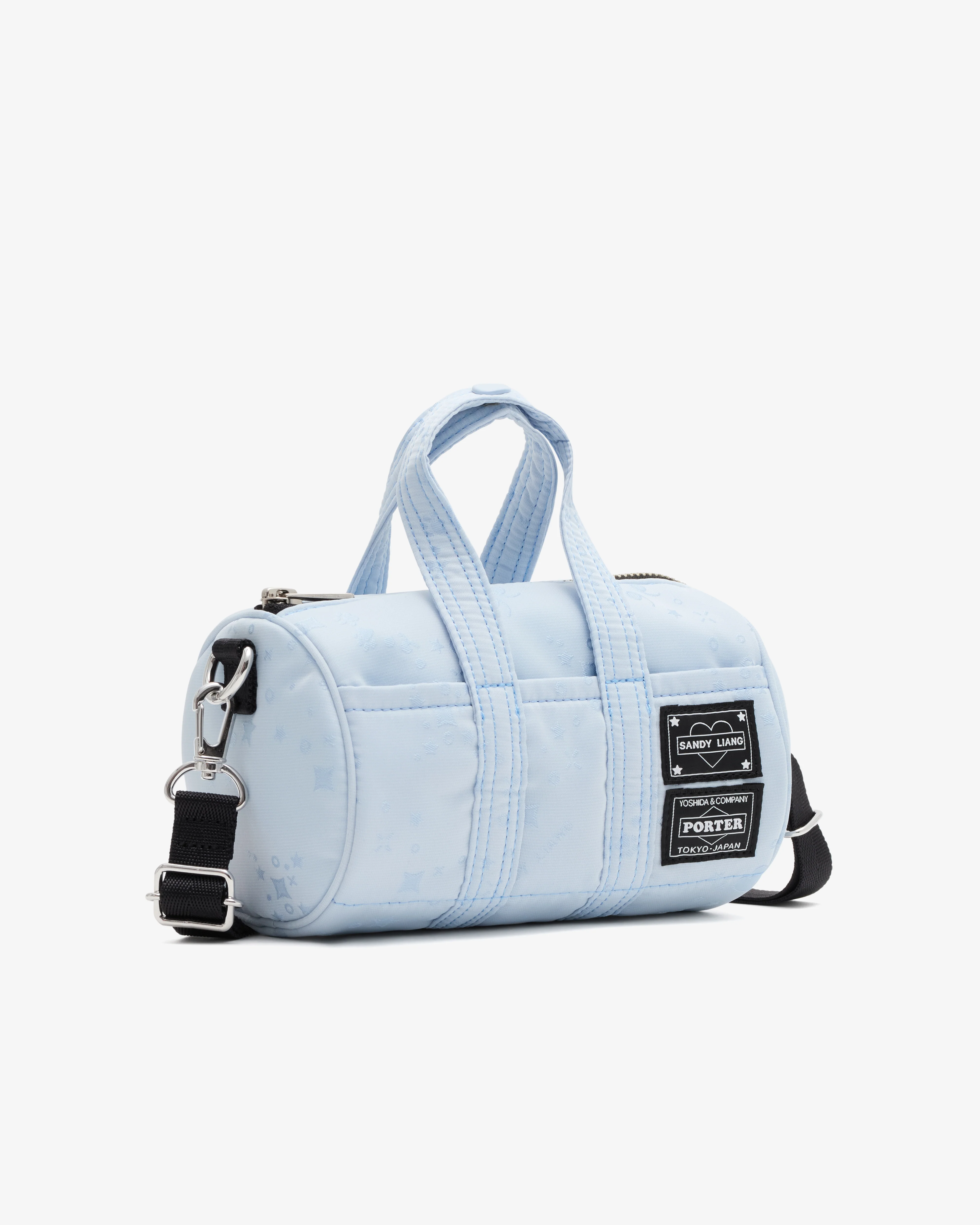 Sandy Liang - Porter Roll Boston Bag - (Light Blue) - Image 2