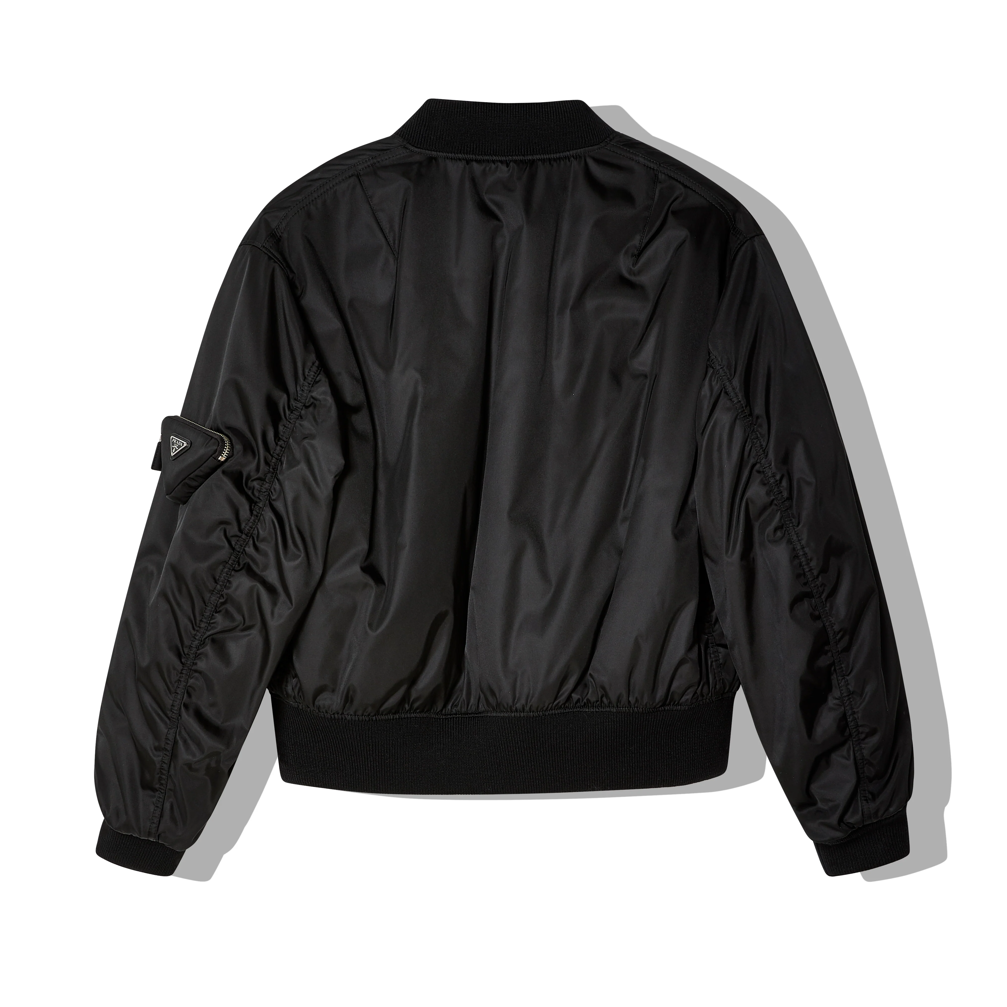 Prada - Men's Re-Nylon Bomber Jacket - (Black) - Image 2