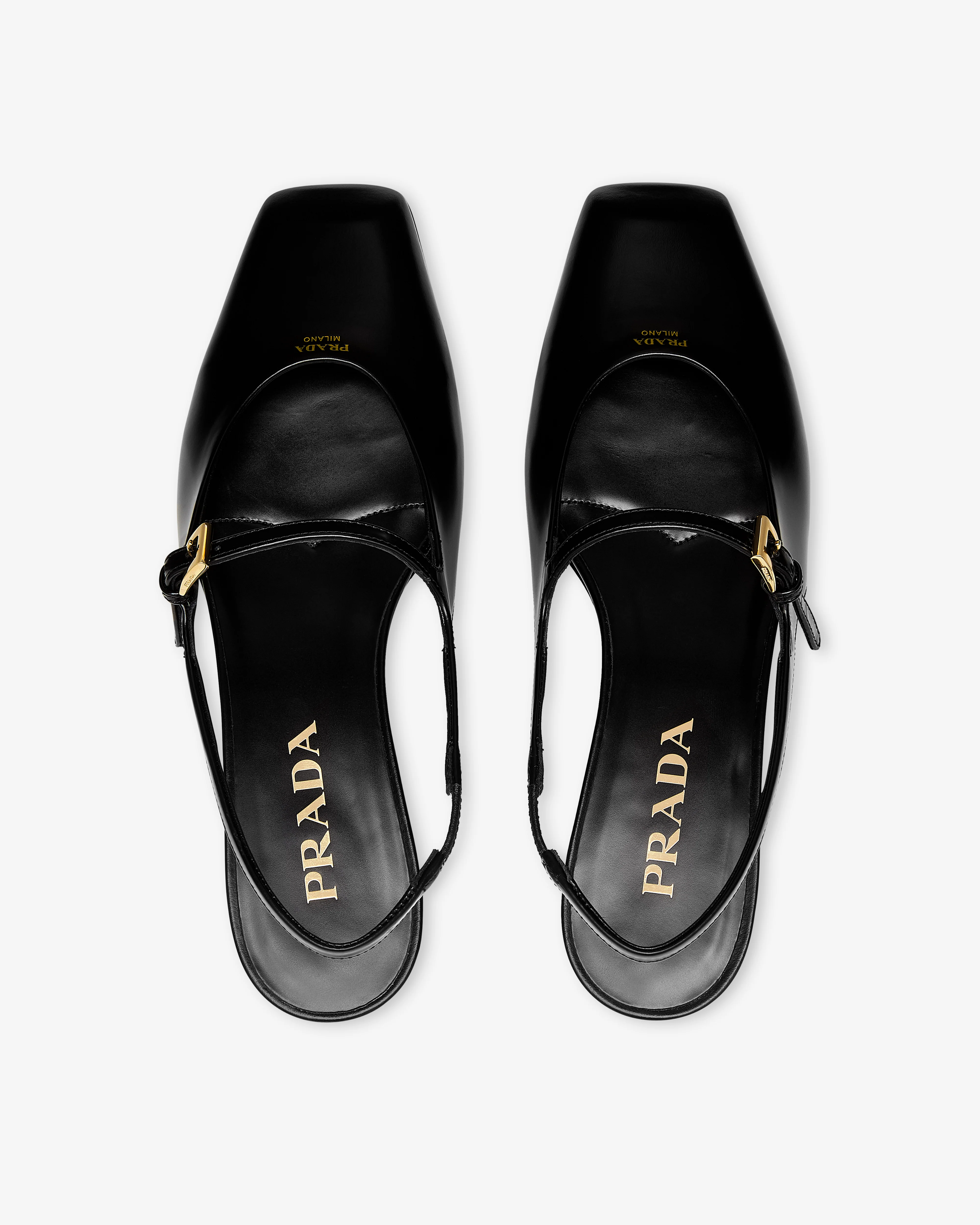 Prada - Women's Slingback Flat - (Black) - Image 6