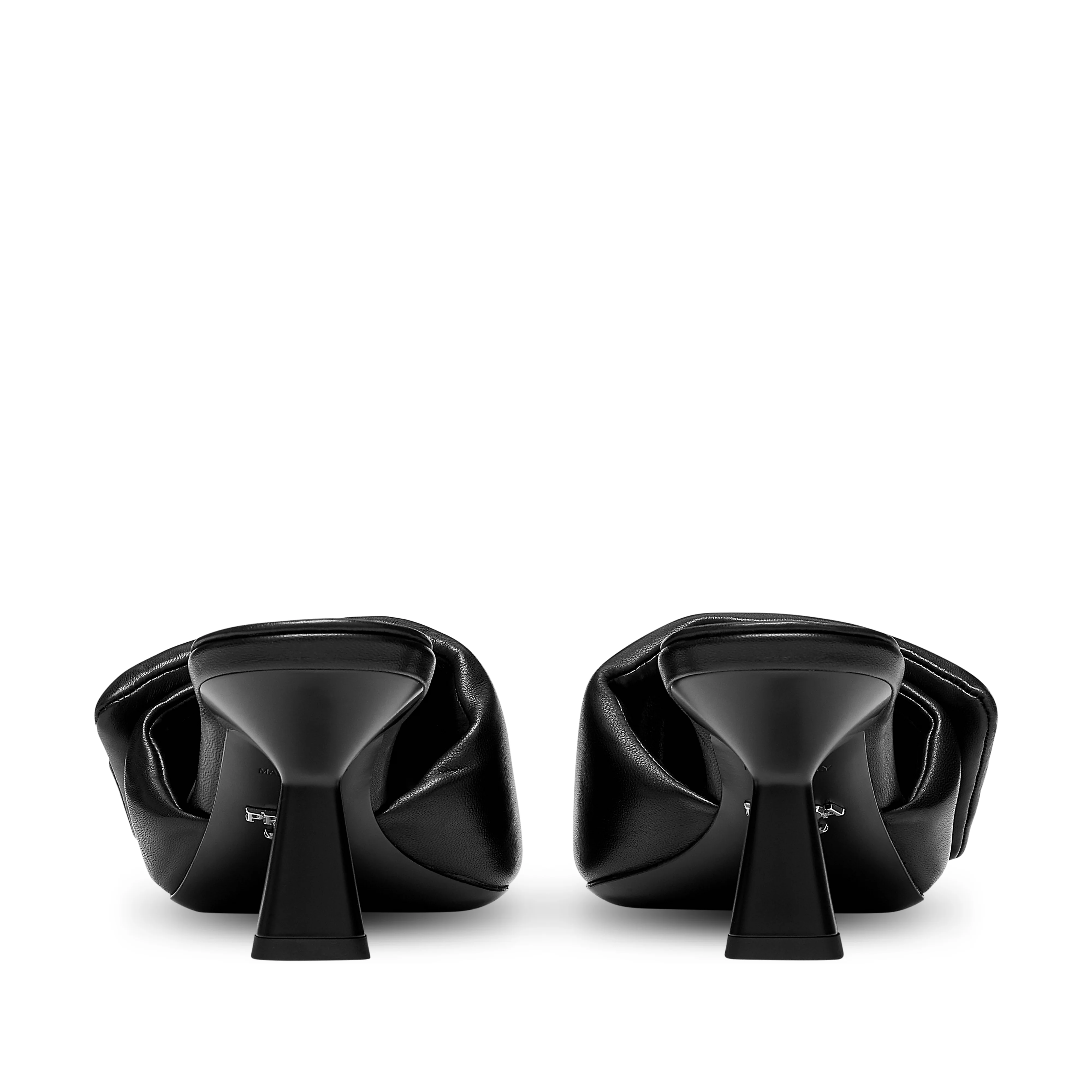 Prada - Women’s Soft Padded Sandals - (Black) - Image 5