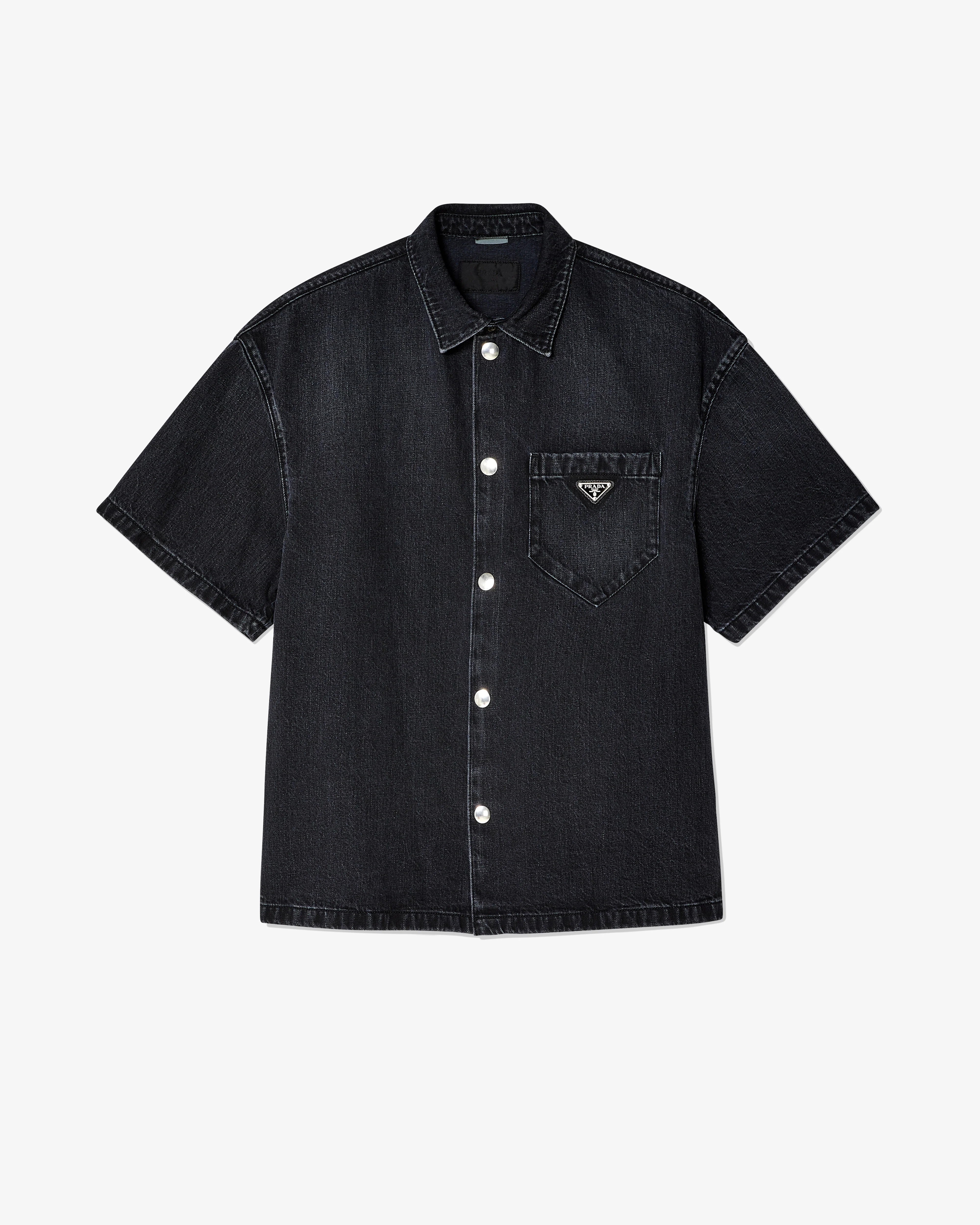 Prada - Men's Denim Shirt - (Black)