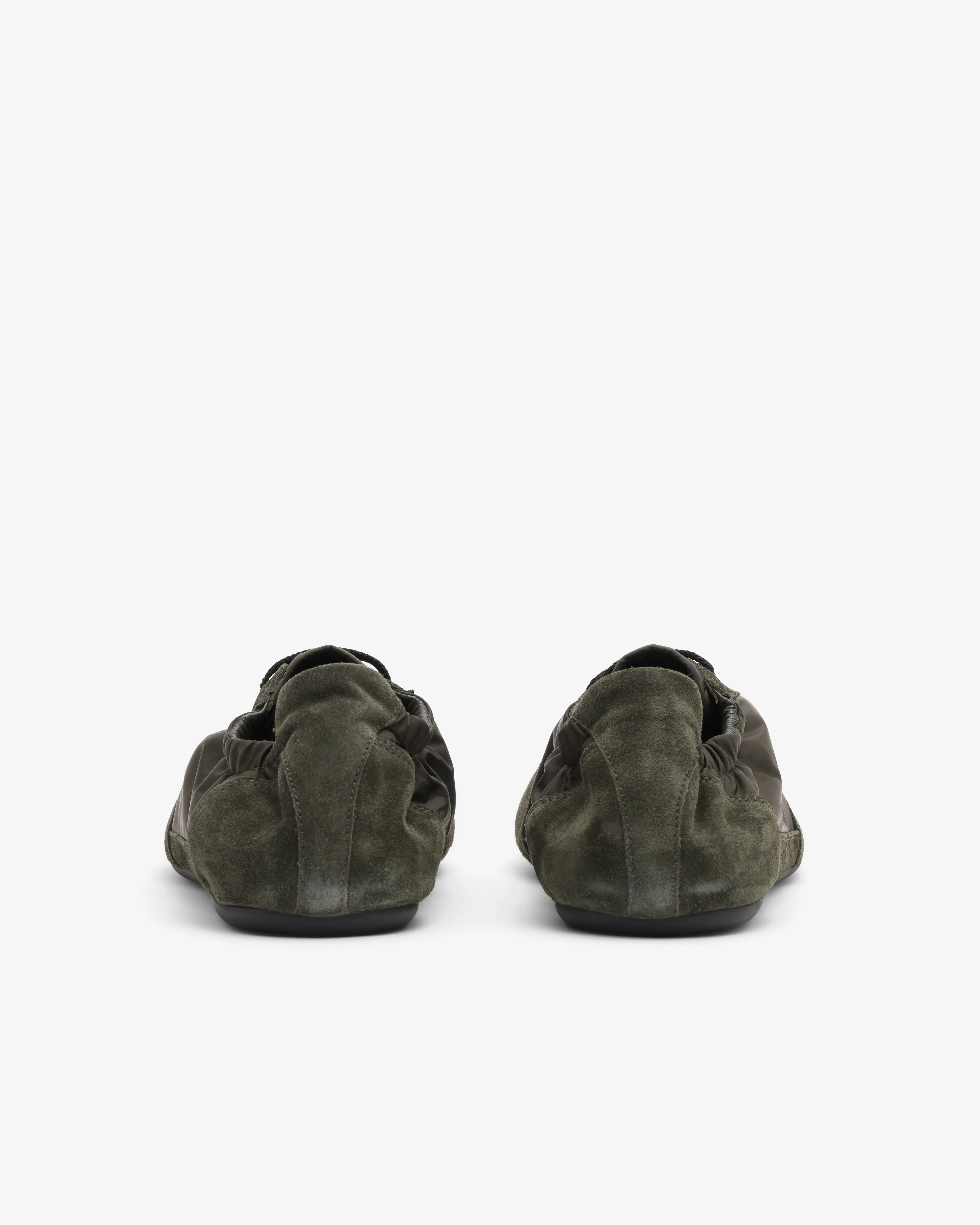 Prada - Men's Collapse Re-Nylon Elasticized Sneakers - (Camouflage Green) - Image 4