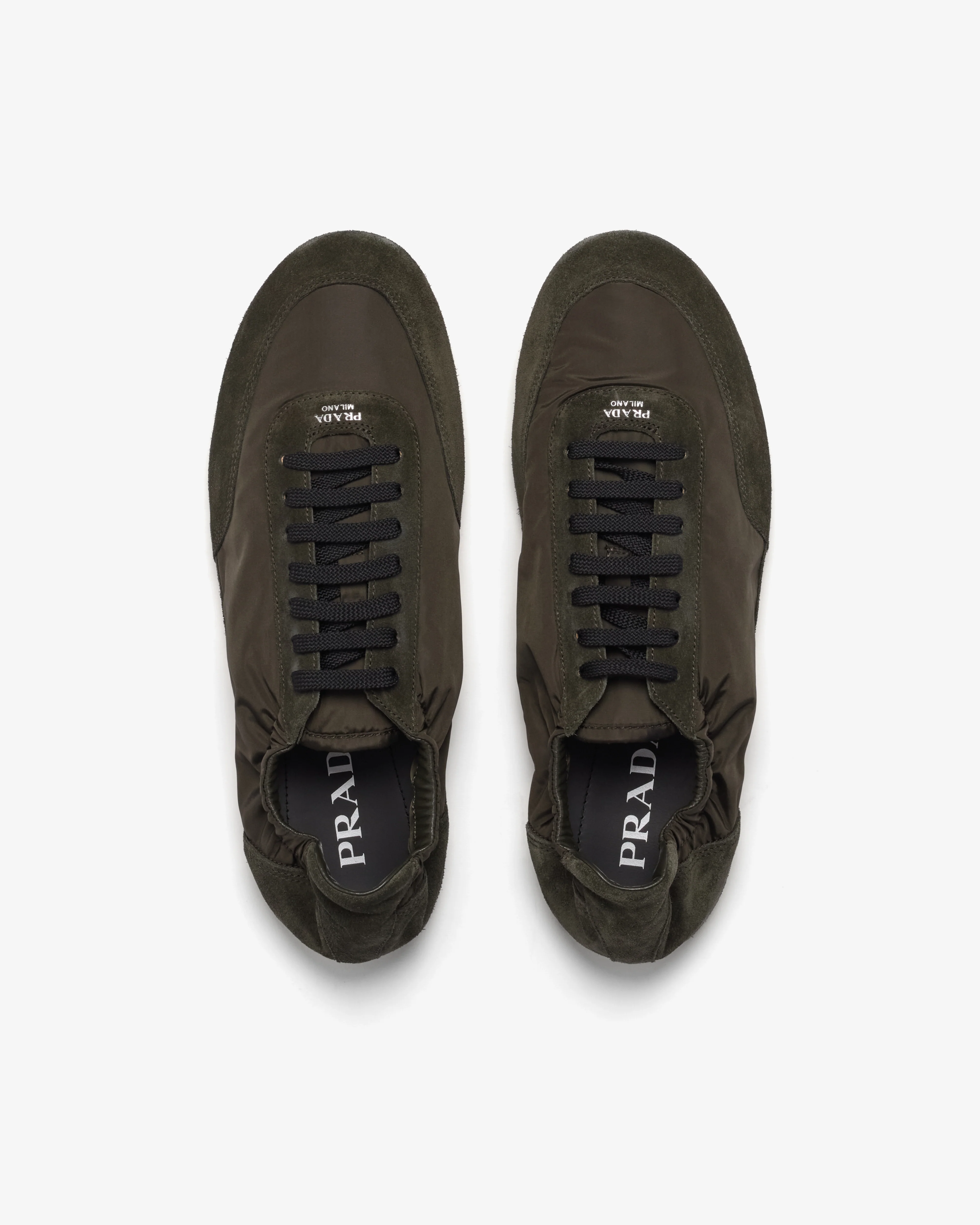 Prada - Men's Collapse Re-Nylon Elasticized Sneakers - (Camouflage Green) - Image 5
