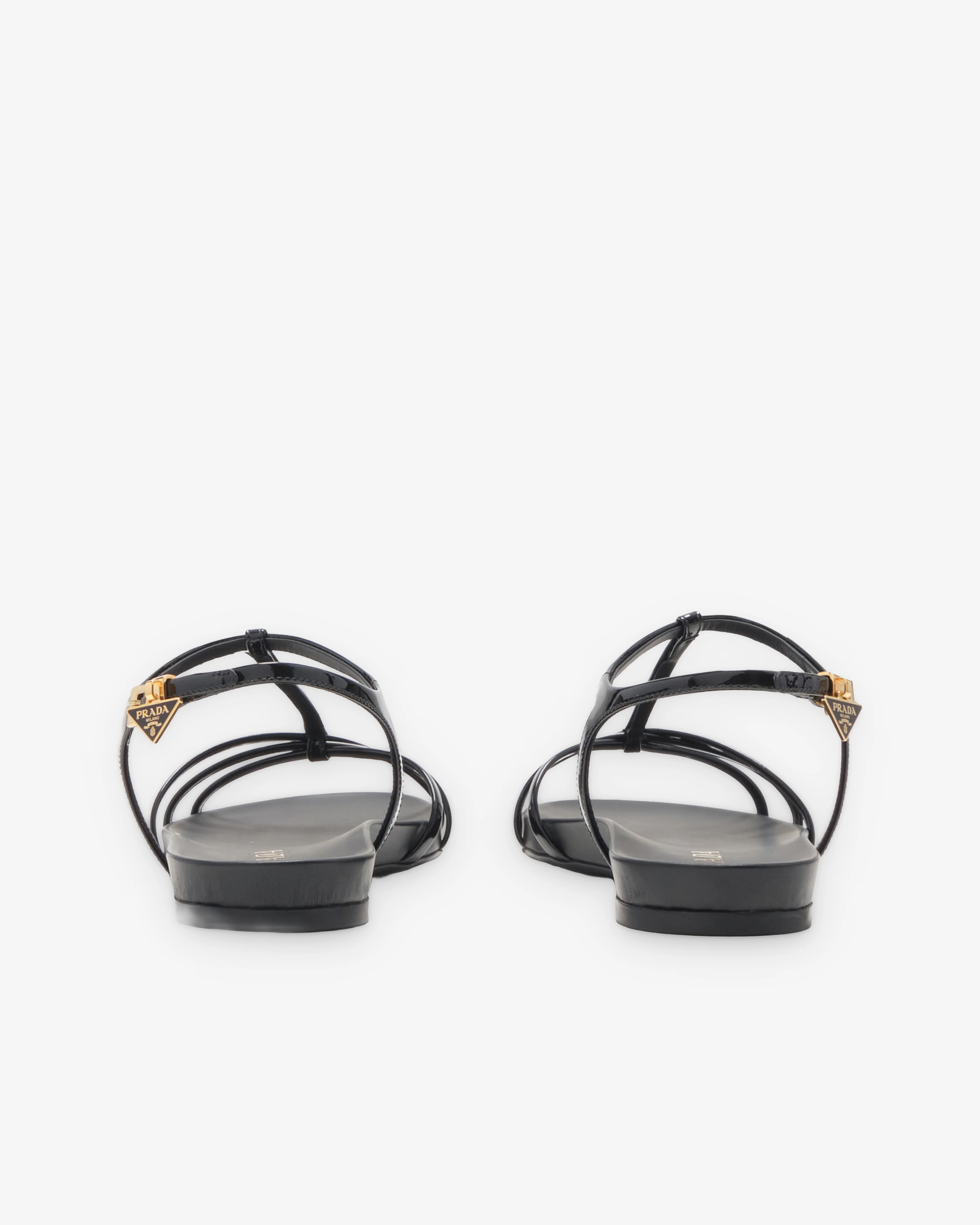 Prada - Women's Leather Sandals - (Black) - Image 3