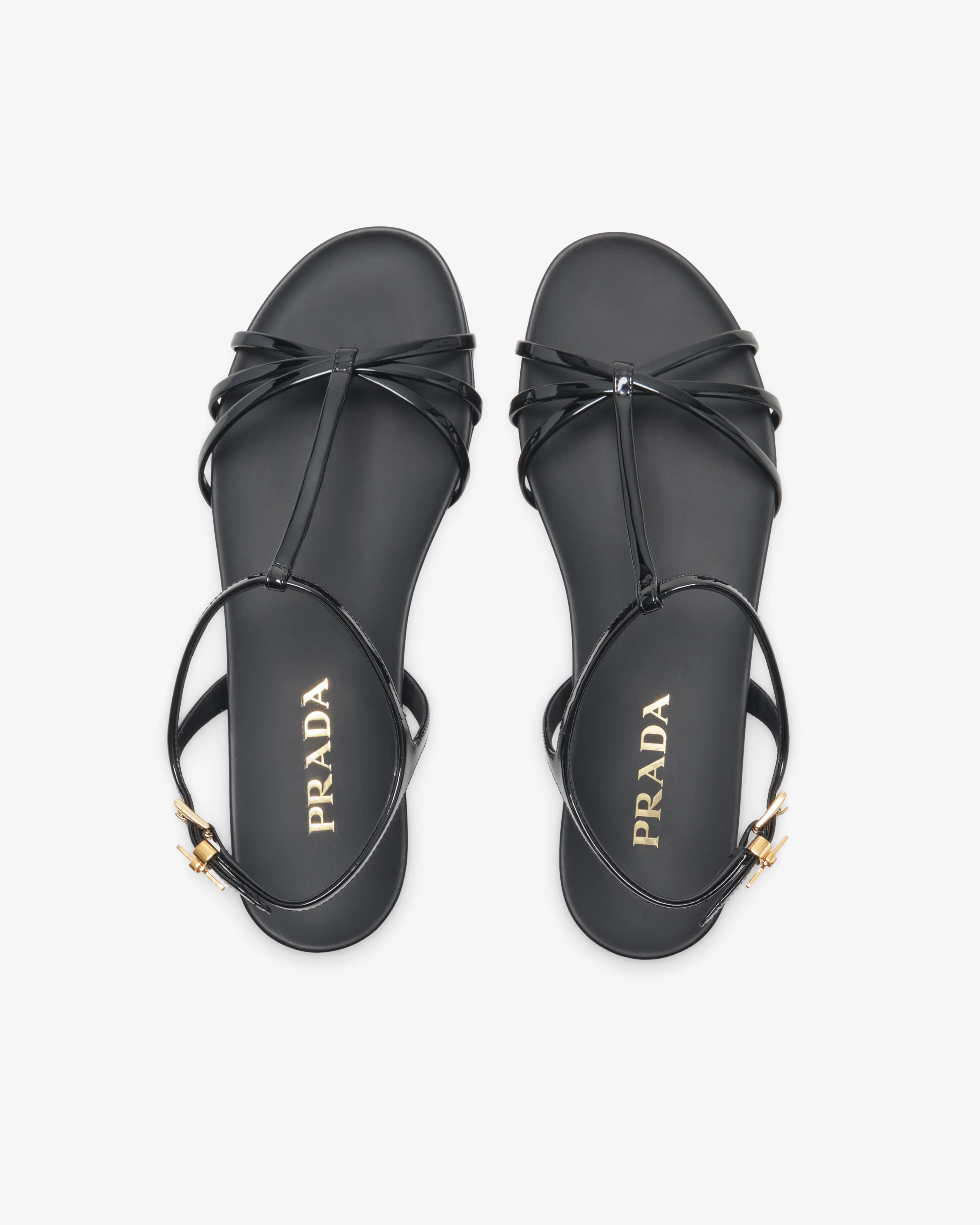Prada - Women's Leather Sandals - (Black) - Image 6