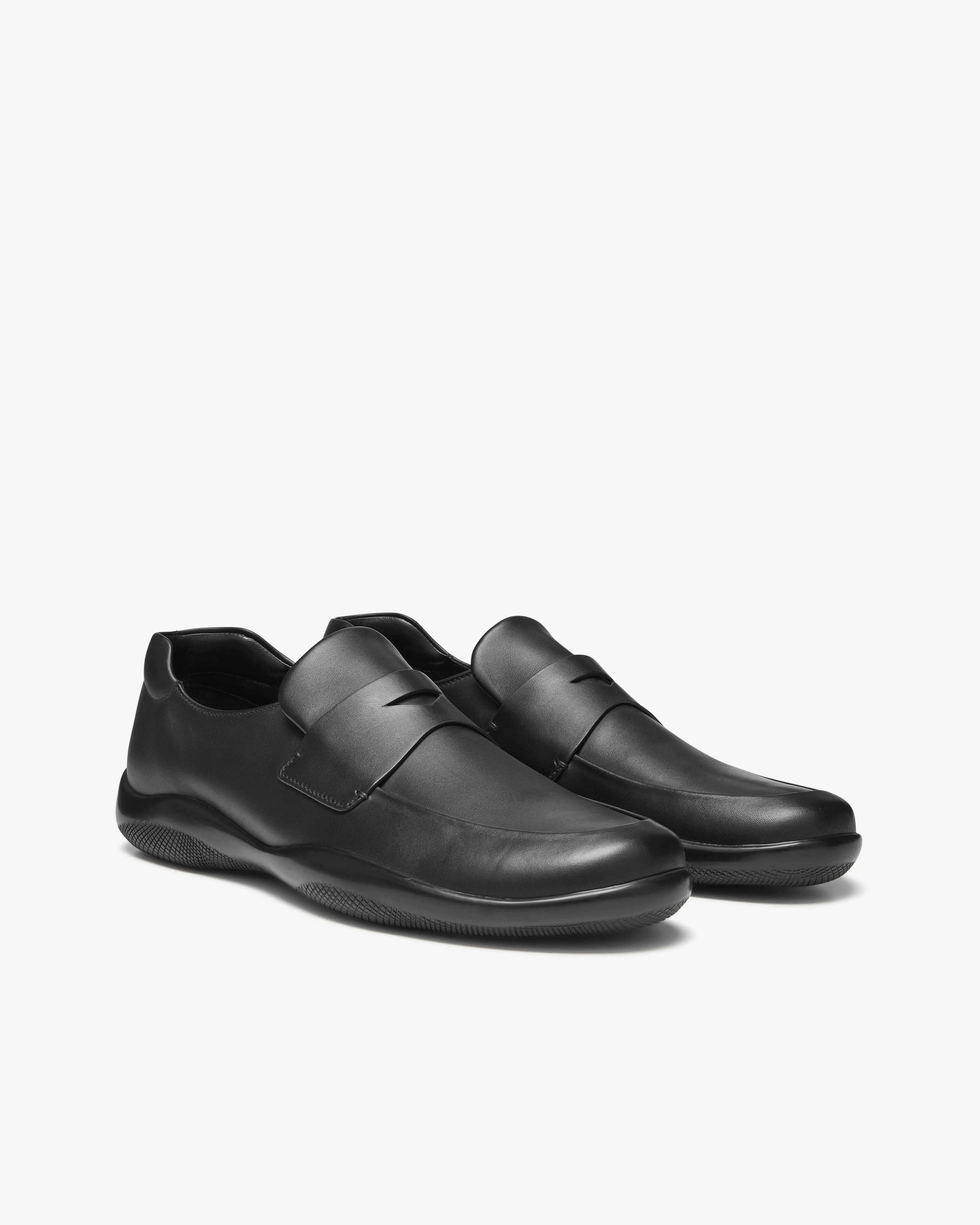 Prada - Men's Leather Shoes - (Black) - Image 4