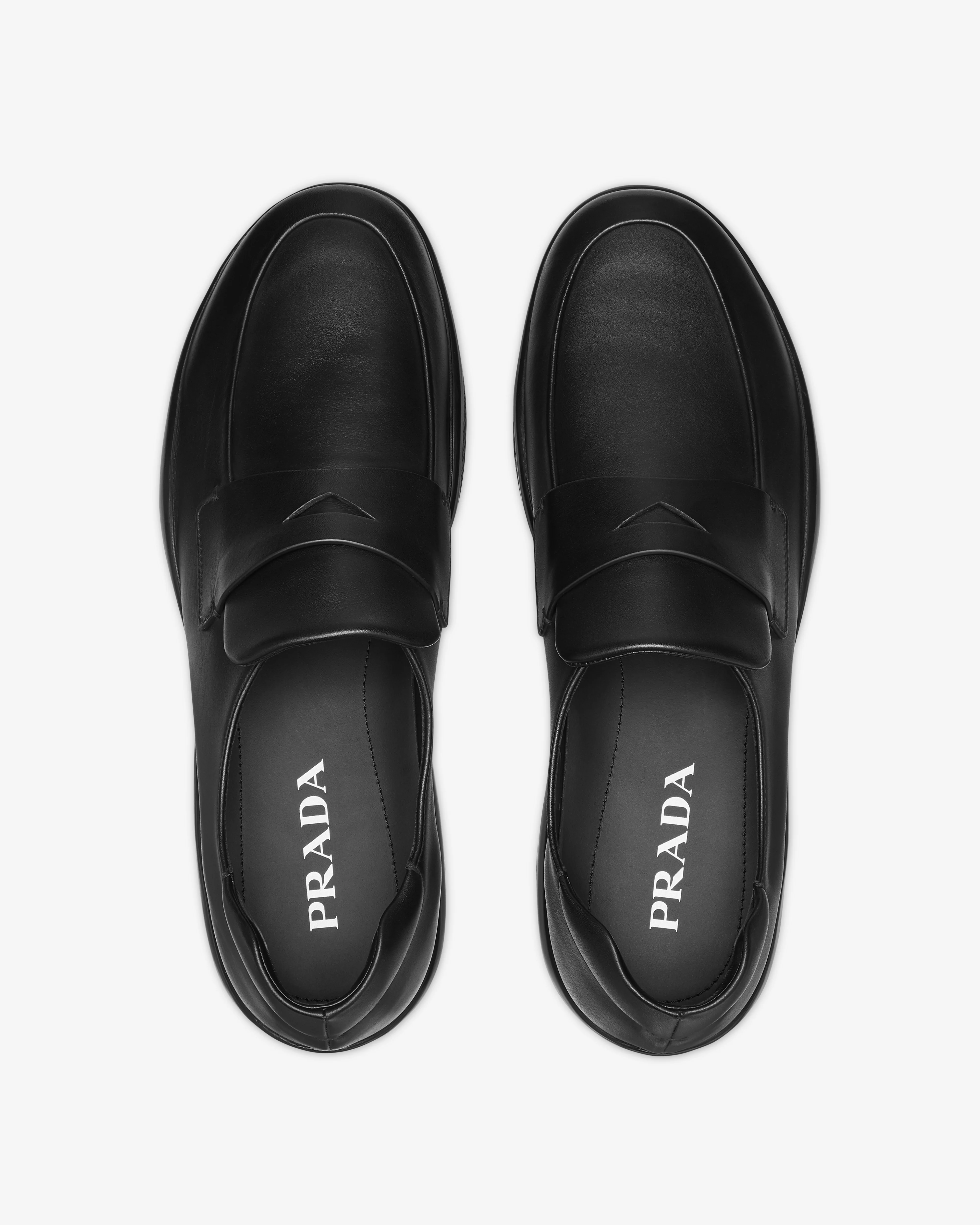 Prada - Men's Leather Shoes - (Black) - Image 6