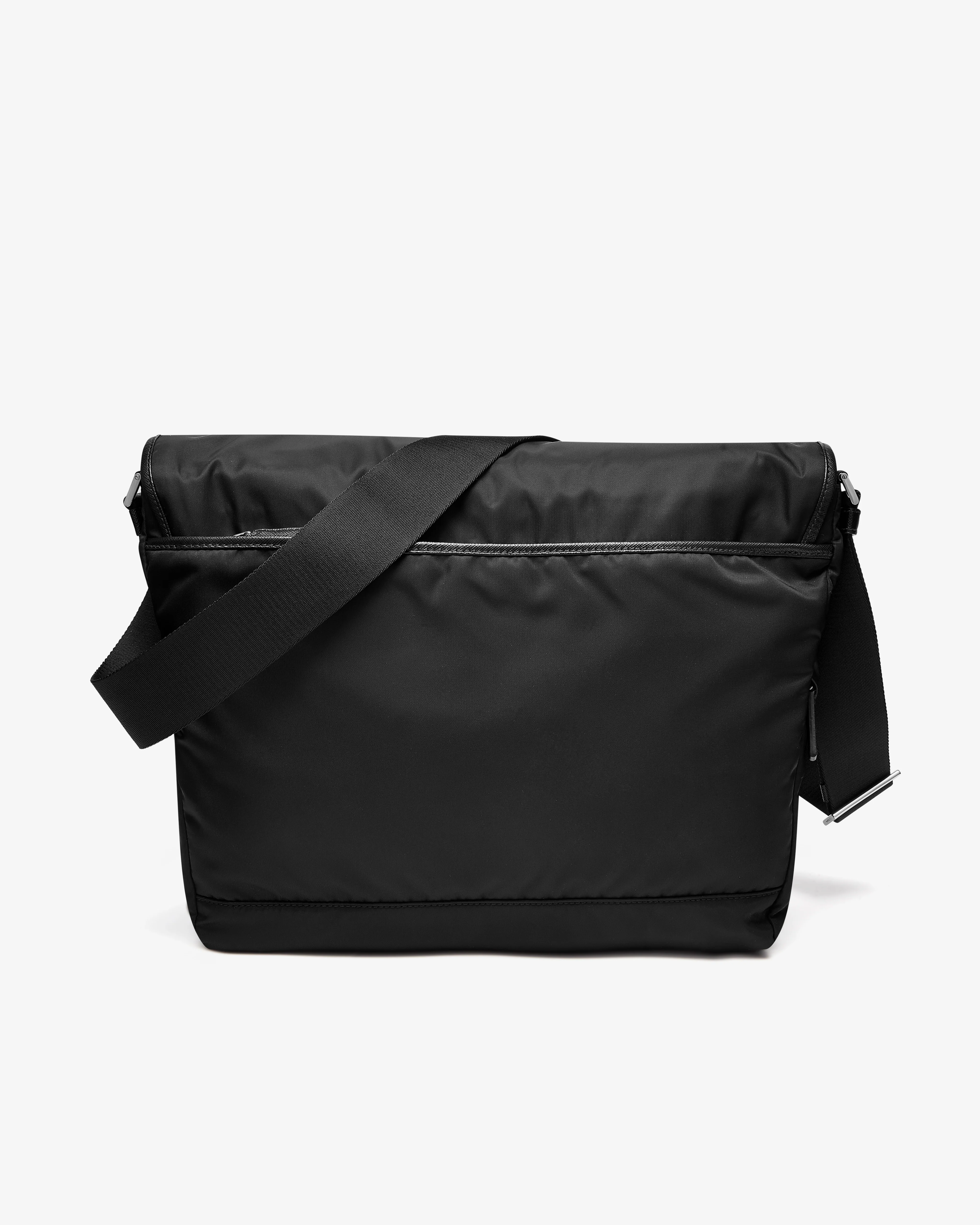 Prada - Men's Re-Nylon and Saffiano Leather Shoulder Bag - (Black) - Image 3