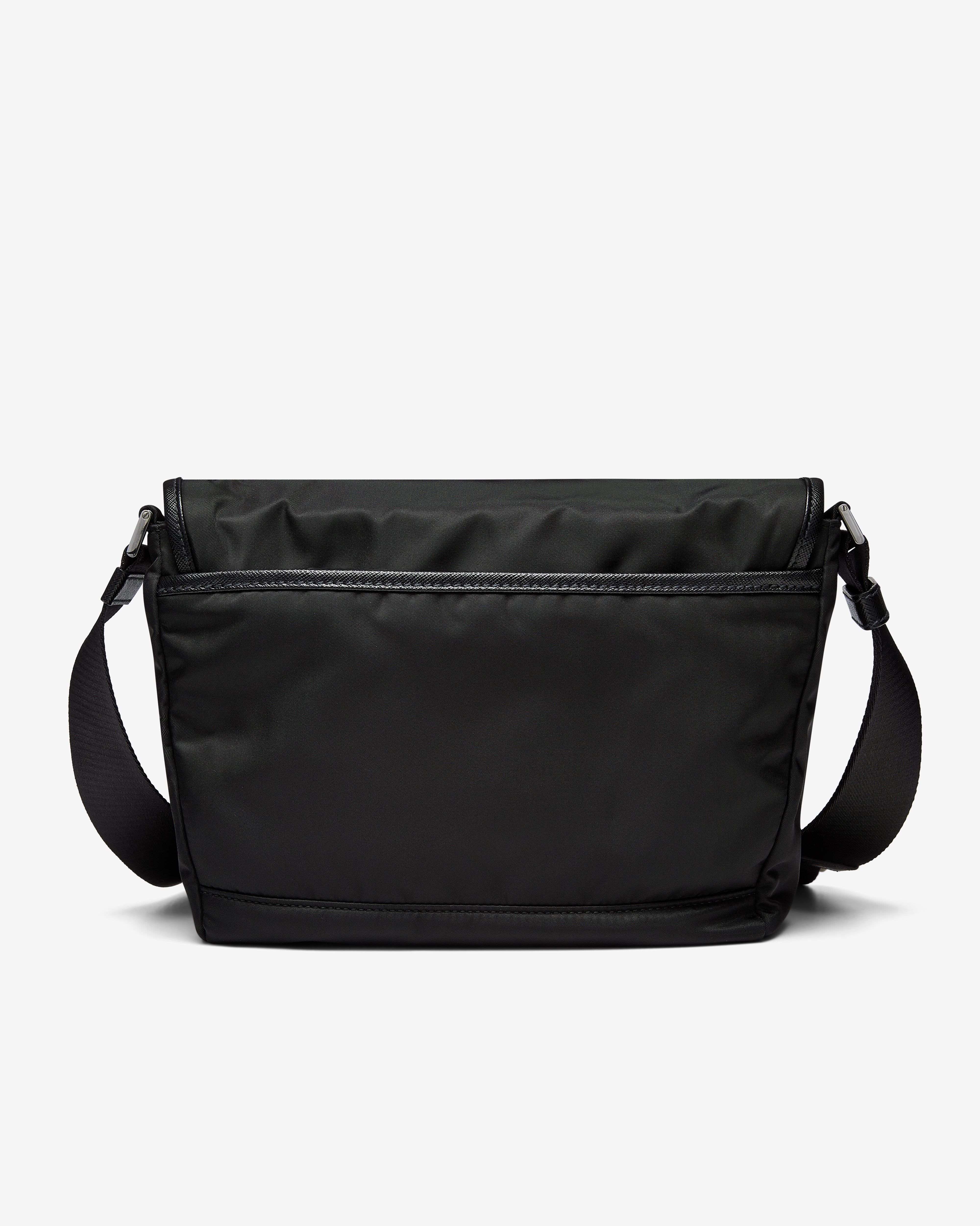 Prada - Men's Re-Nylon and Saffiano Leather Shoulder Bag - (Black) - Image 3