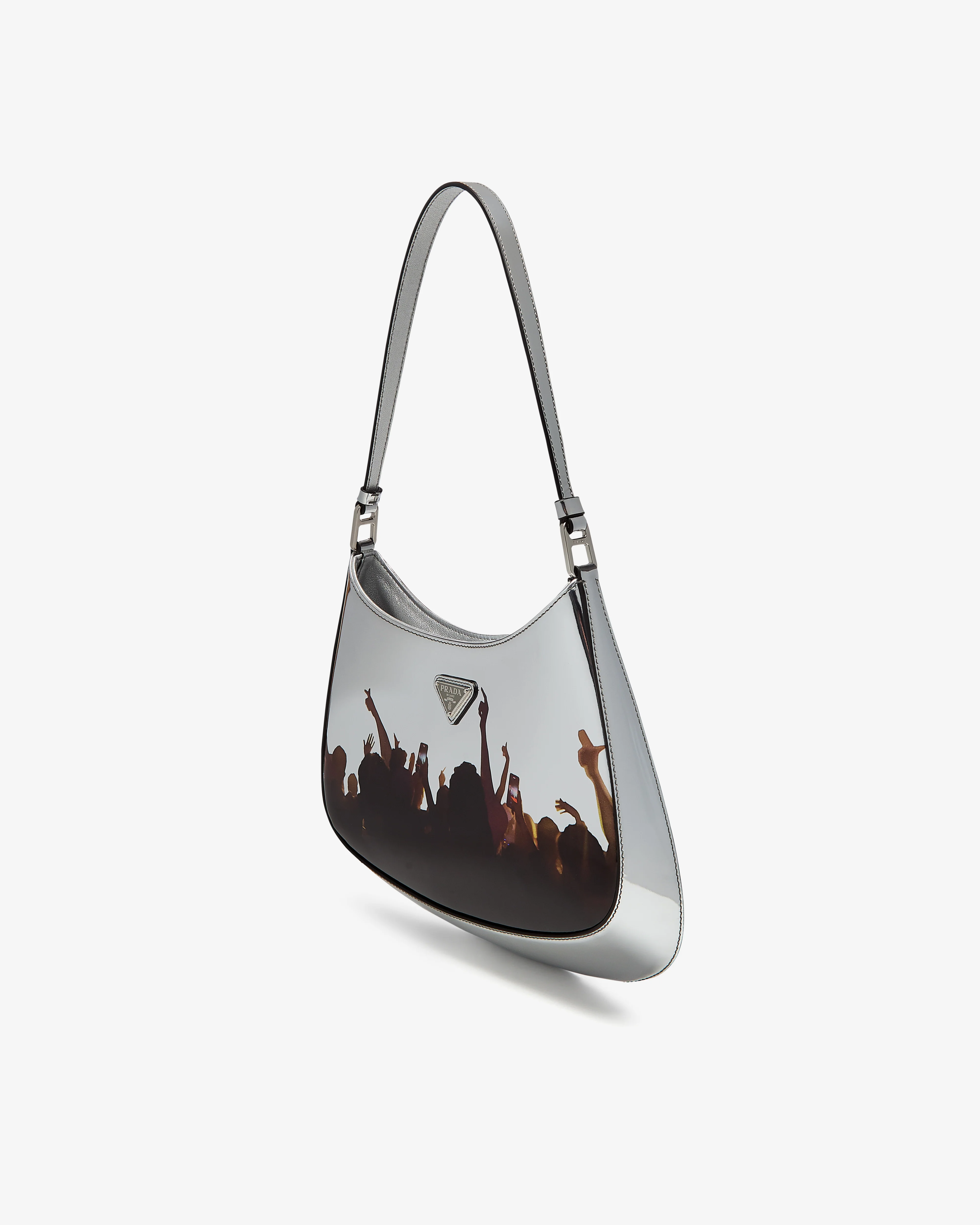 Prada - Women's Printed Cleo Bag - (Silver) - Image 2