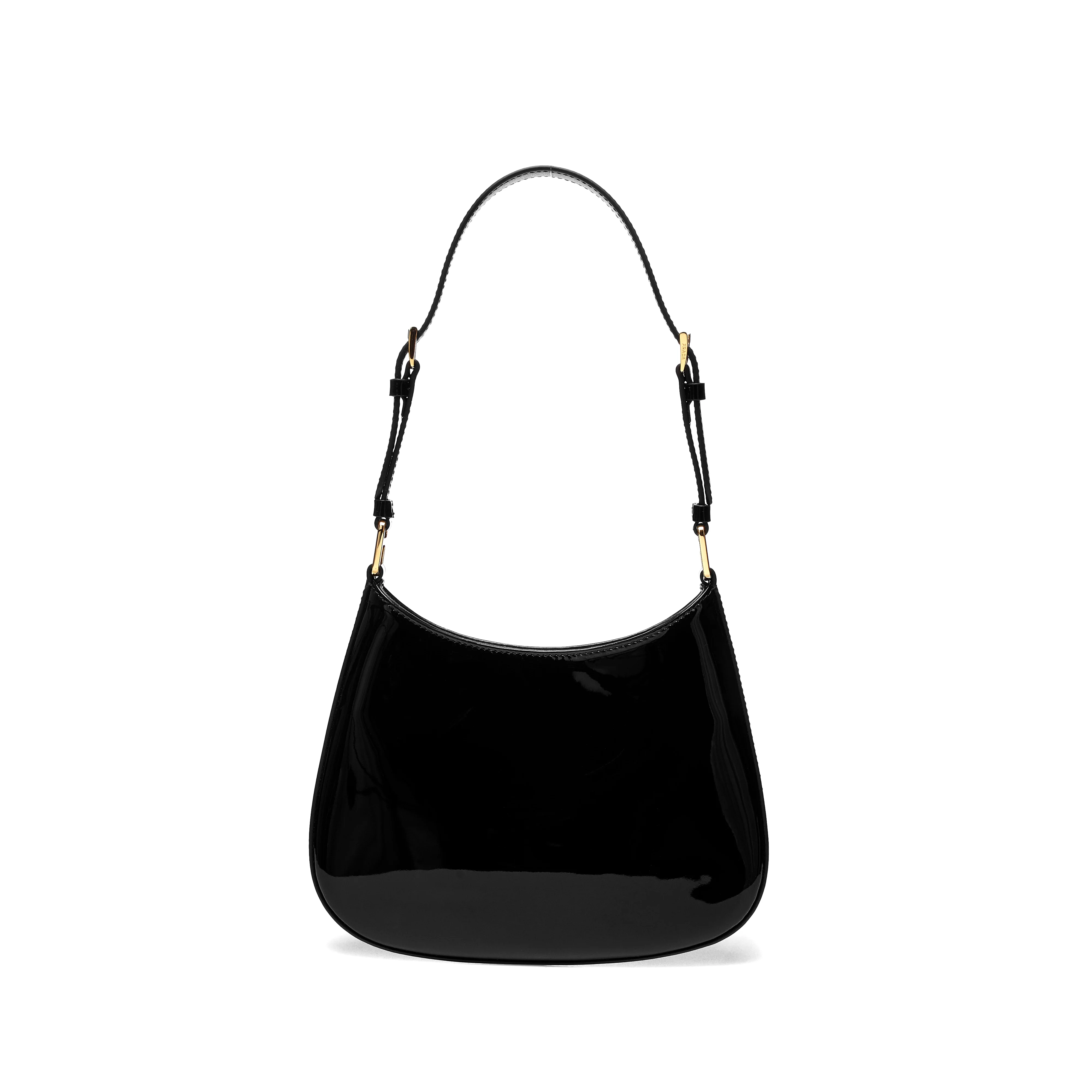Prada - Women's Cleo Patent Leather Bag - (Black) - Image 3